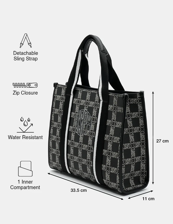 Mendy Monogram Satchel Bag - Image 3