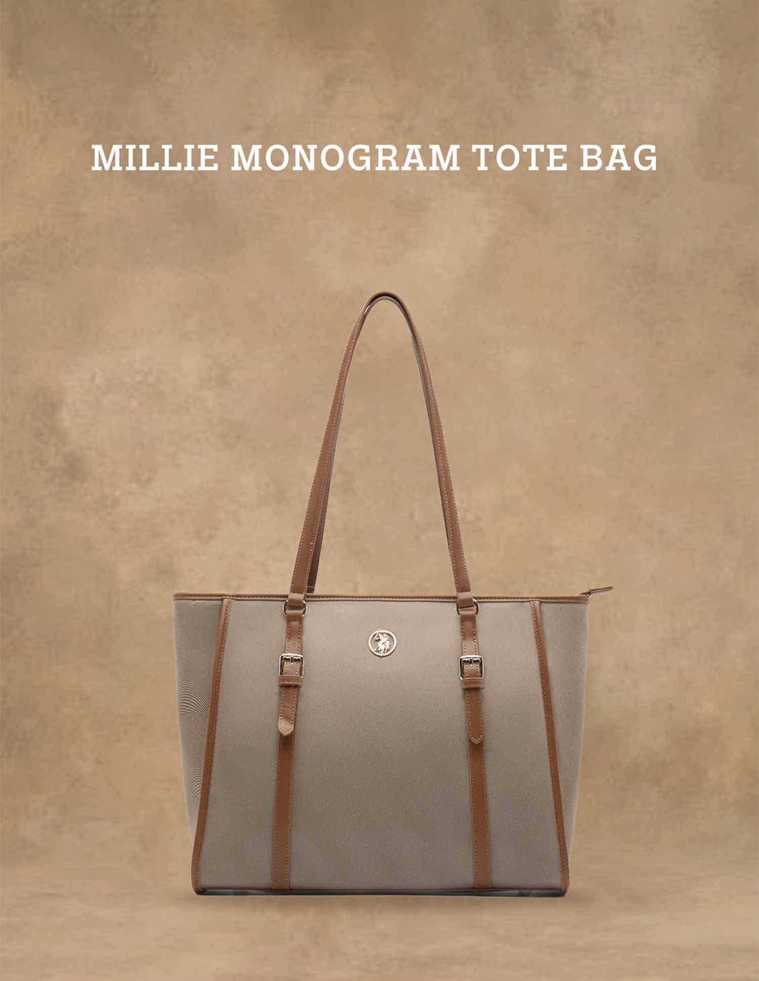 Millie Monogram Tote Bag - Image 3
