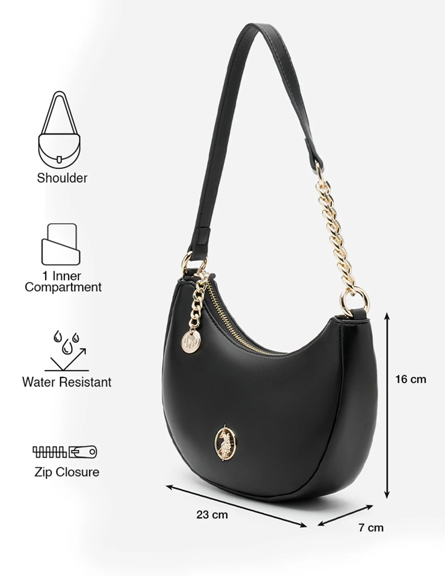 Miranda Textured Shoulder Bag - Image 3
