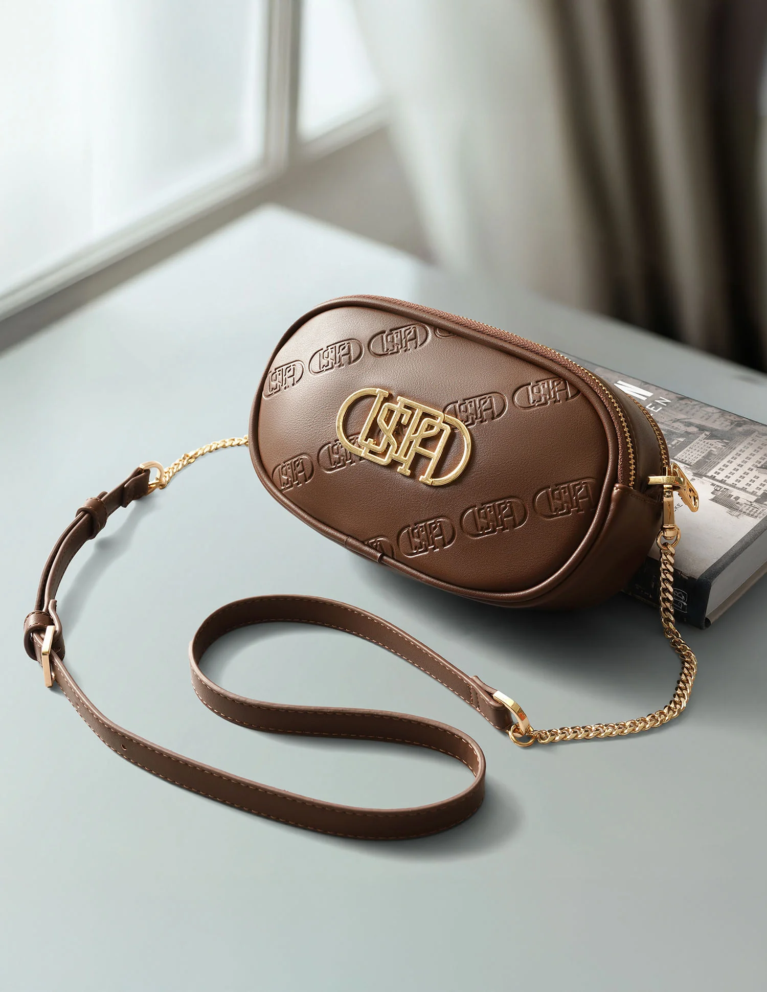 Ruth Monogram Cross Body Bag