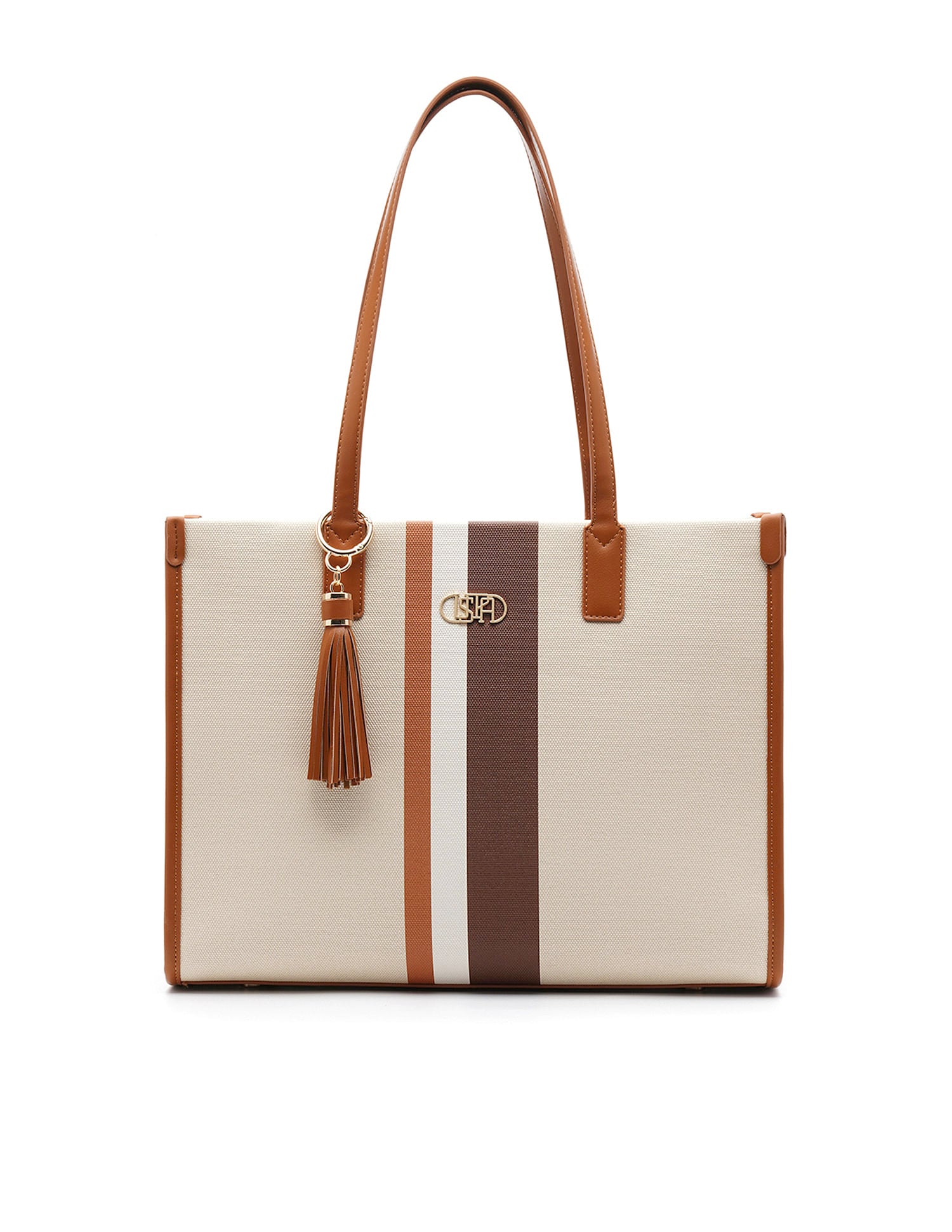 Valour Striped Tote Bag - Image 2