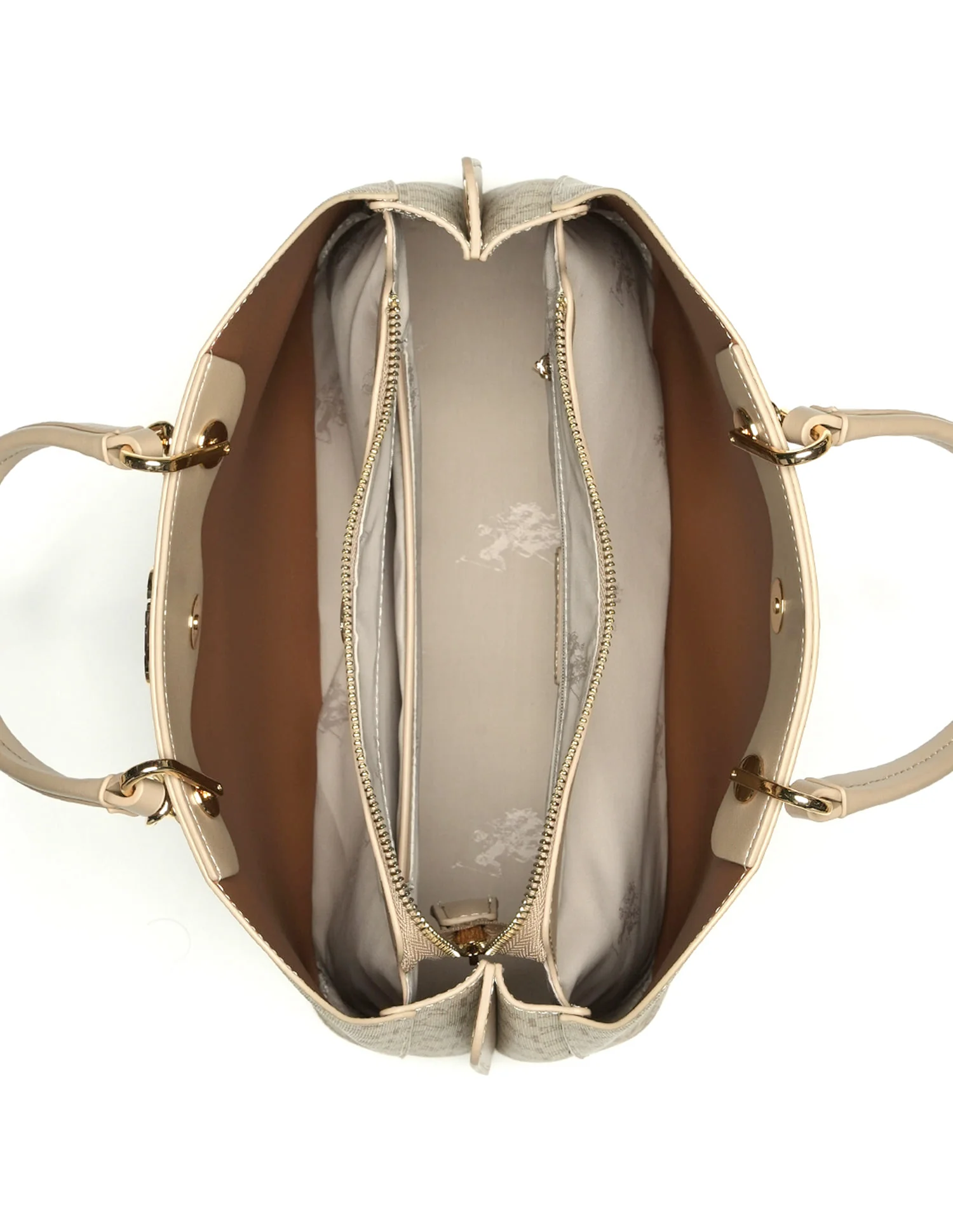 Zoe Monogram Satchel Bag - Image 7