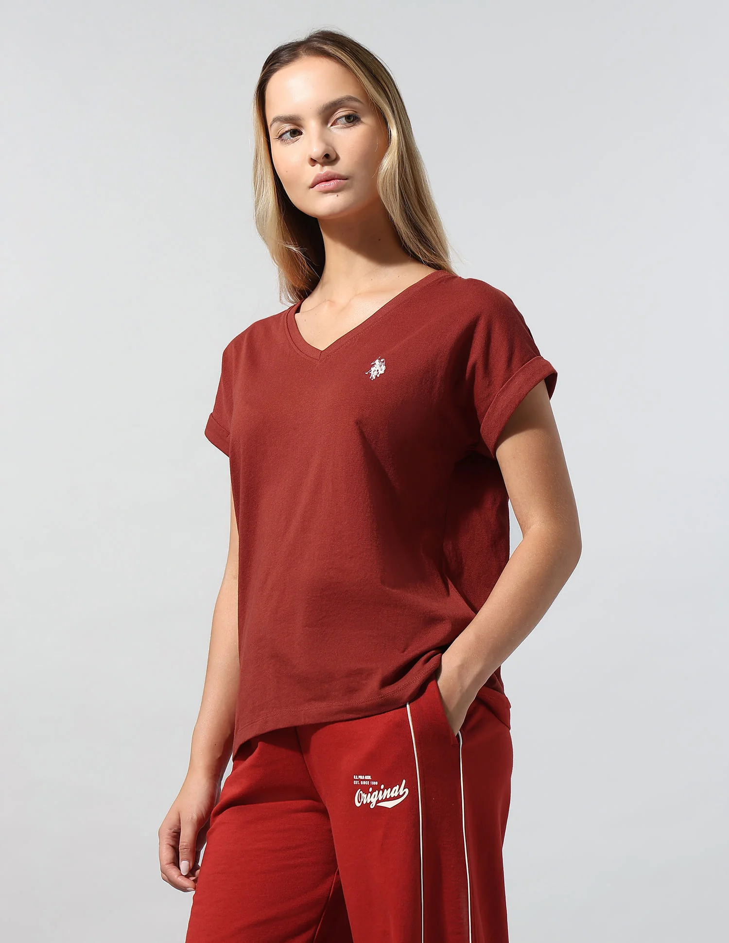 Basic V-Neck Regular T-Shirt - Image 4
