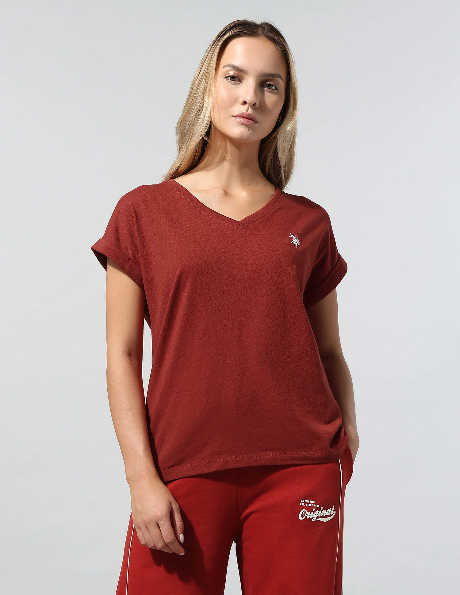 Basic V-Neck Regular T-Shirt - Image 6