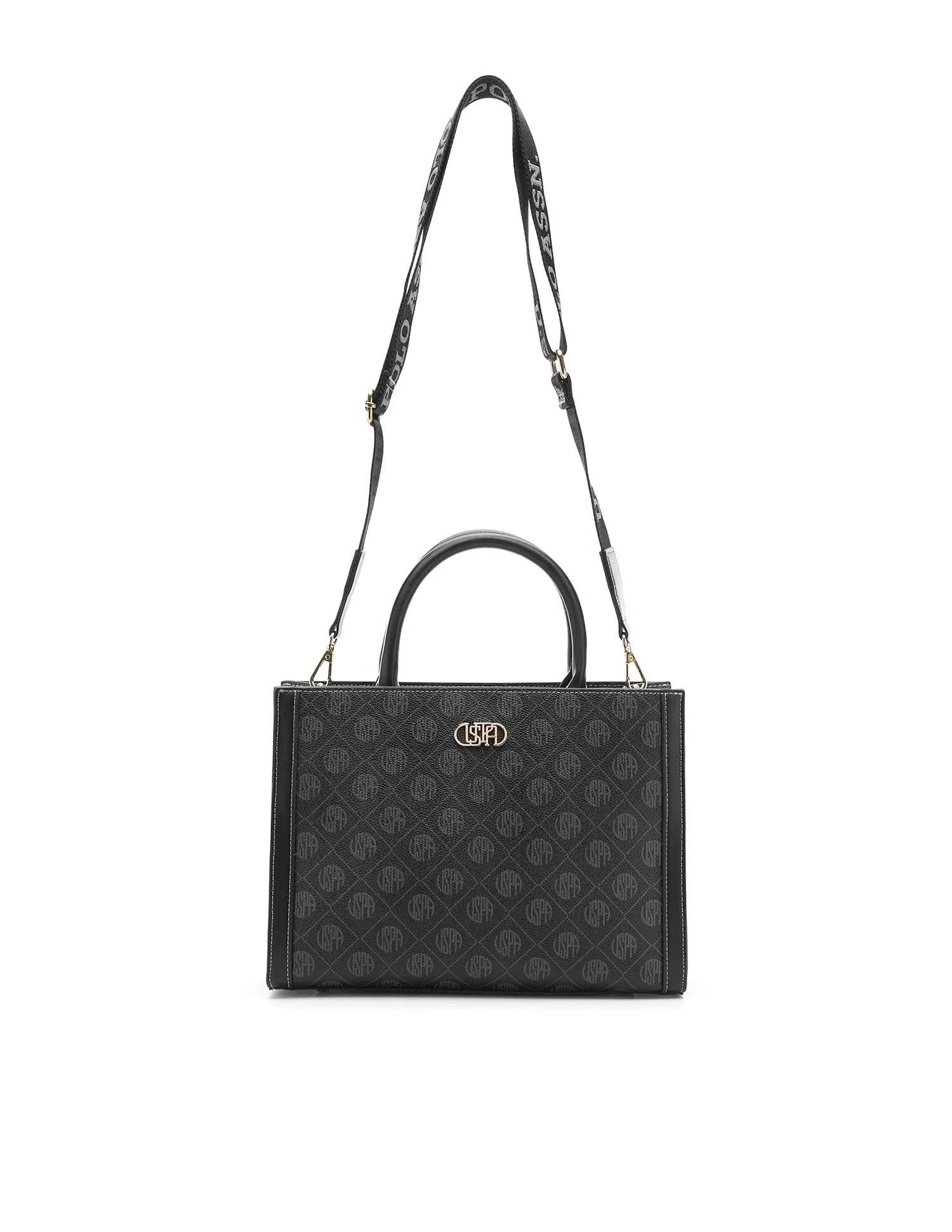 Bernice Monogram Satchel Bag - Image 2