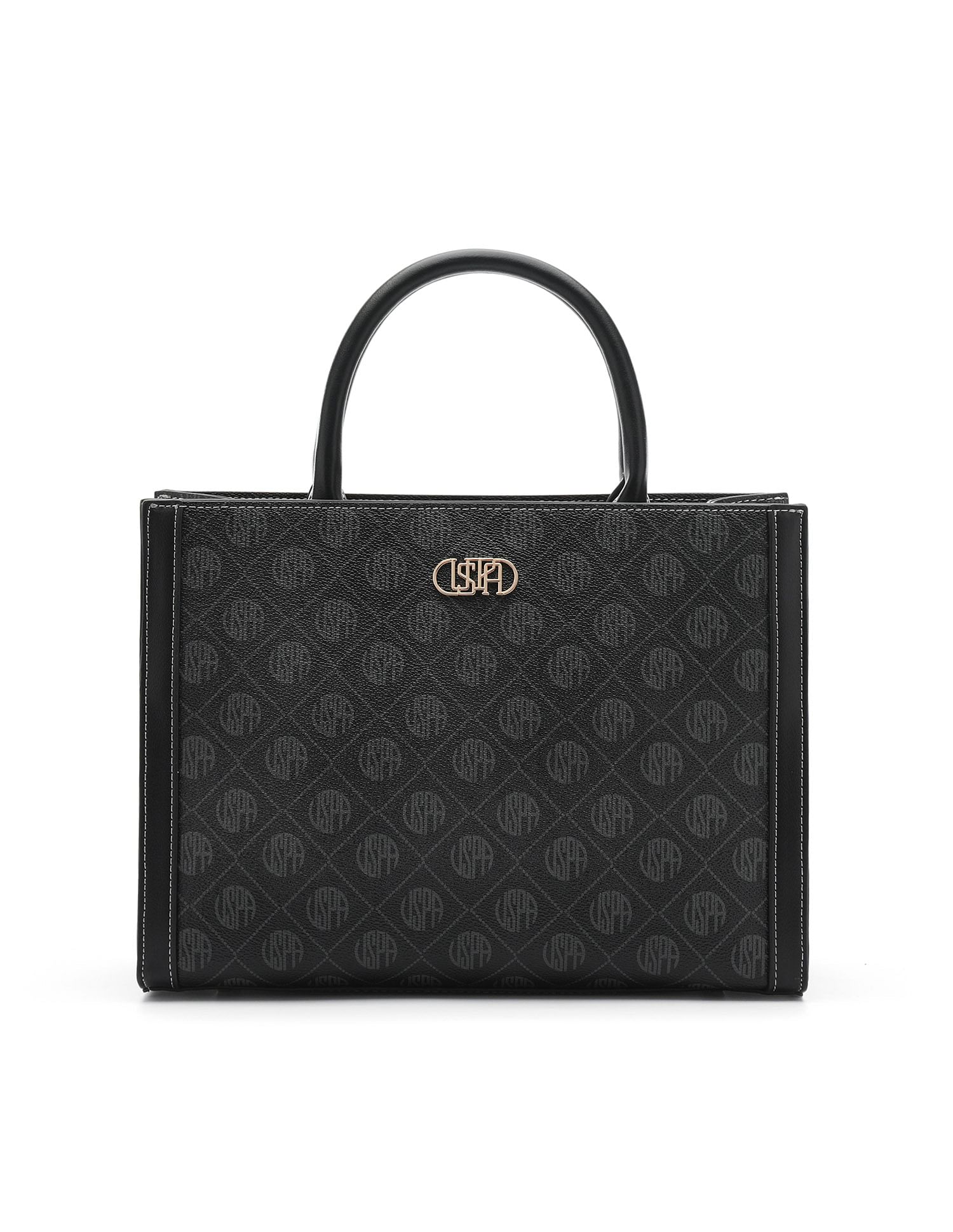 Bernice Monogram Satchel Bag - Image 4