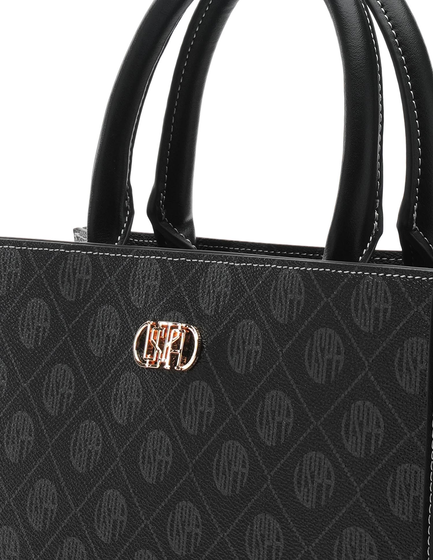 Bernice Monogram Satchel Bag - Image 8