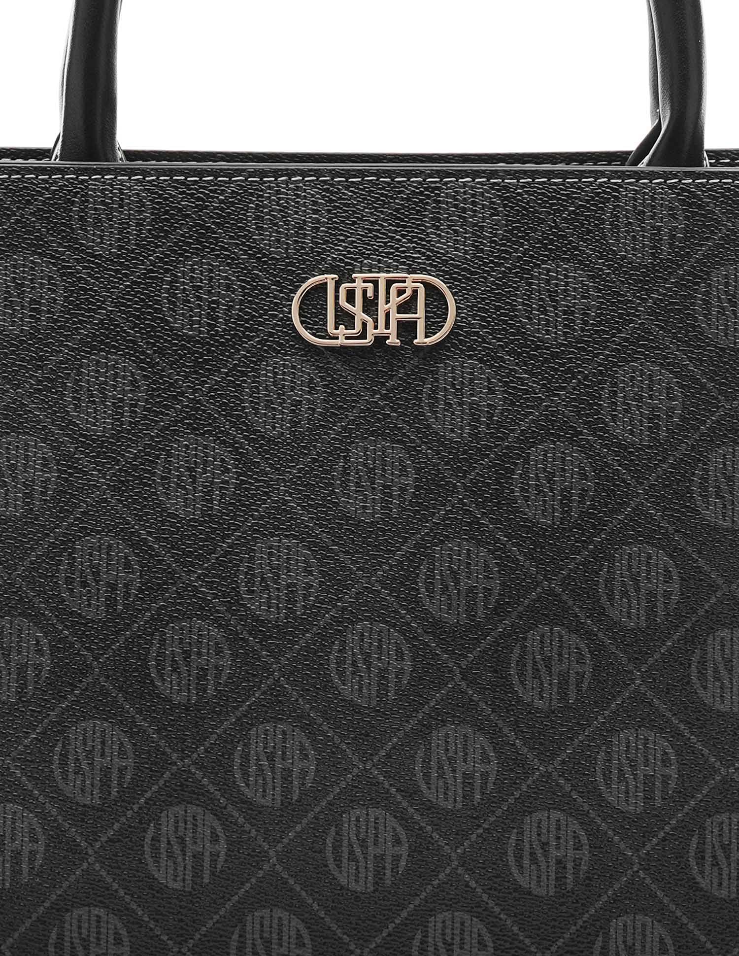 Bernice Monogram Satchel Bag - Image 9