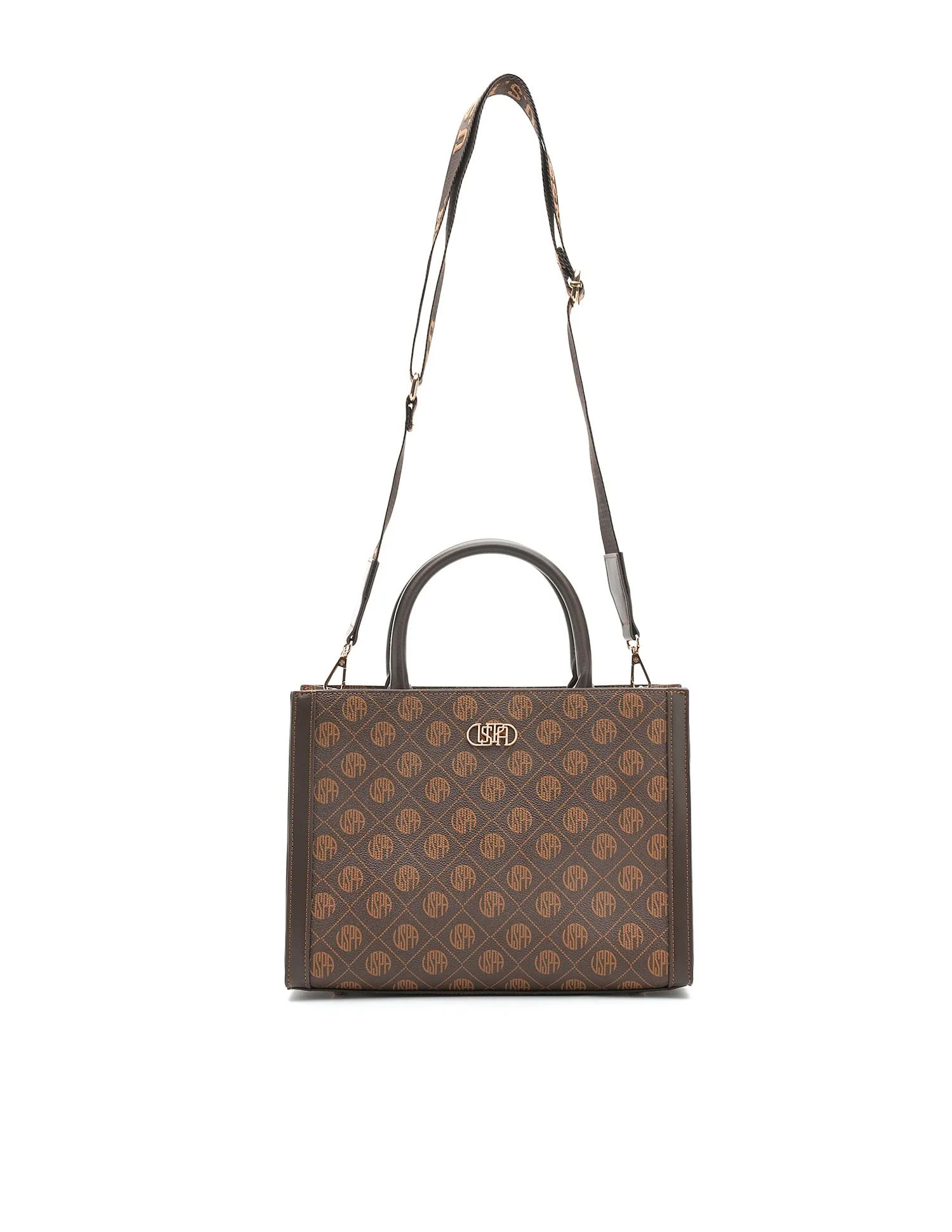 Bernice Monogram Satchel Bag - Image 2
