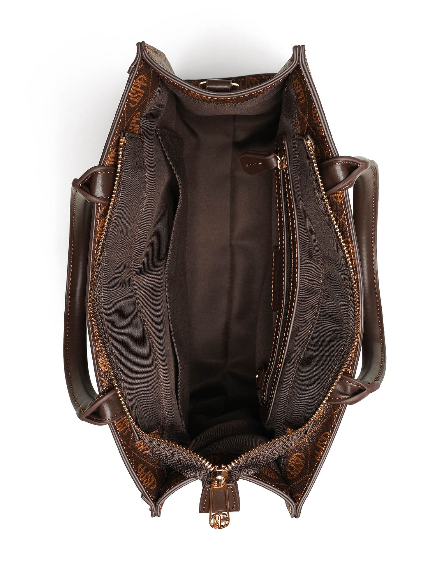Bernice Monogram Satchel Bag - Image 7