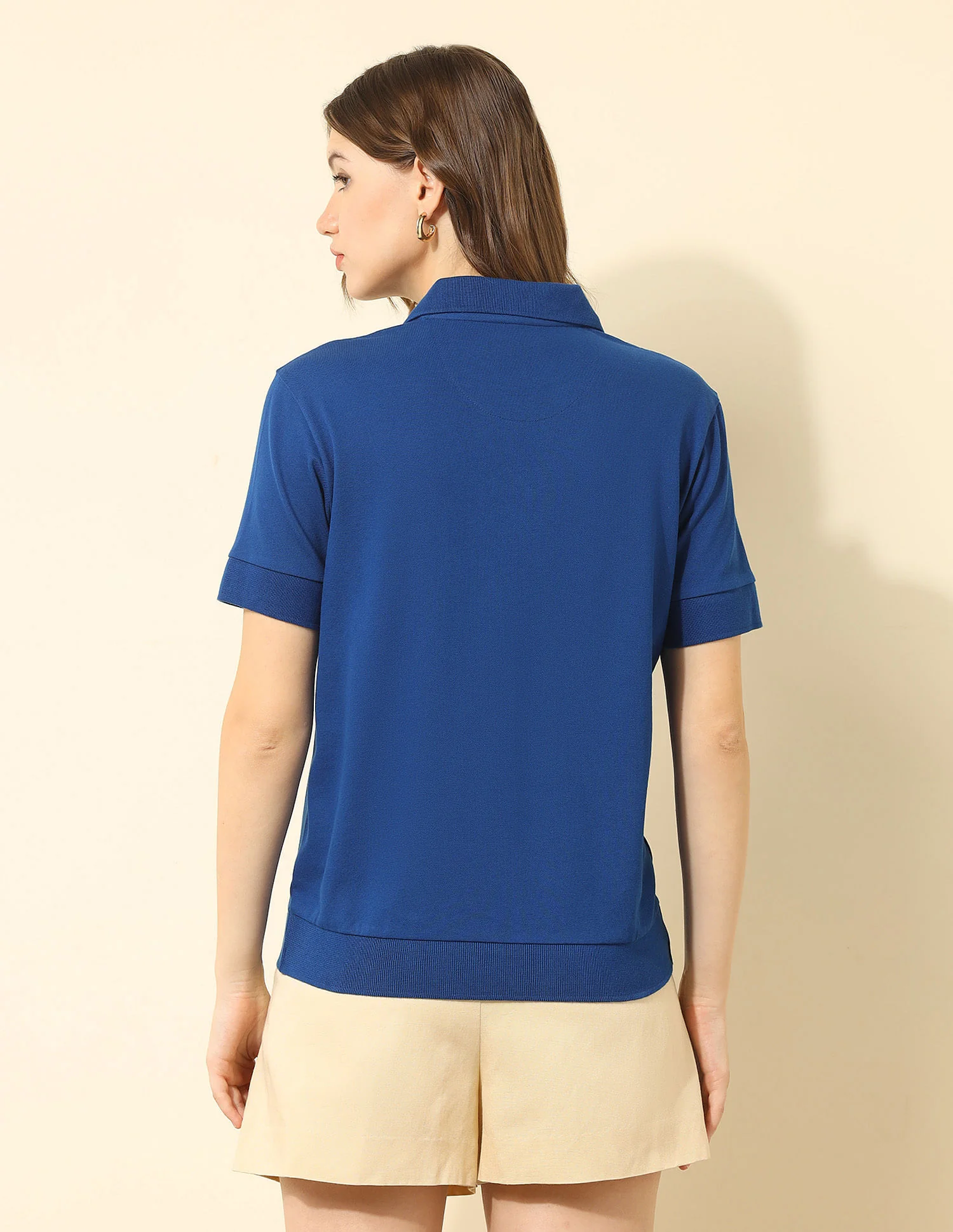 Blousan Boxy Fit Polo Shirt - Image 5