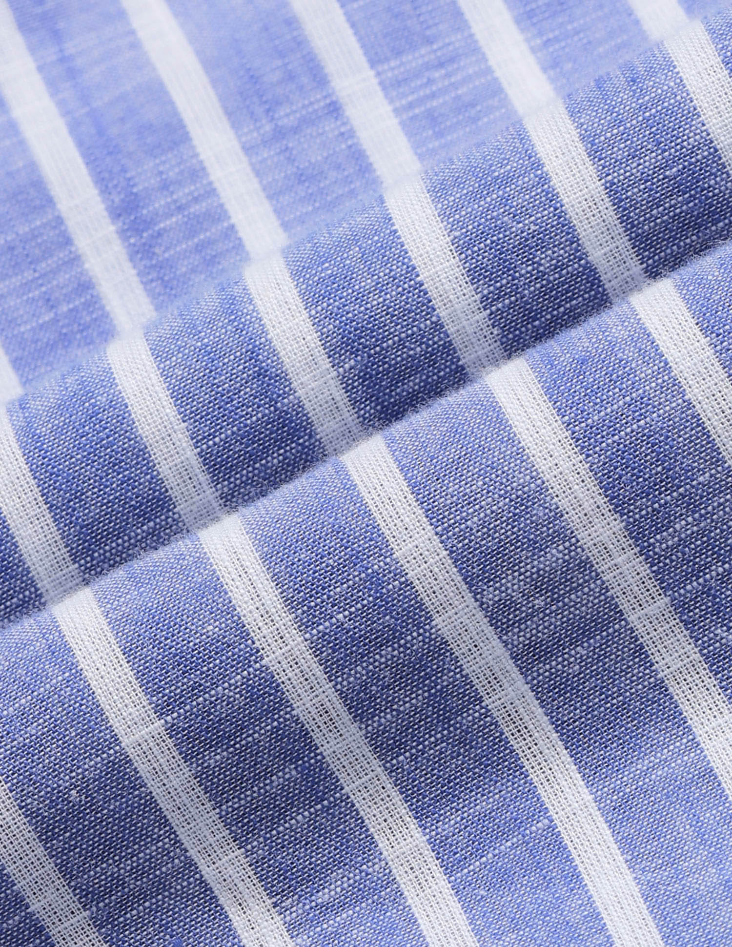 Boxy Cuban Collar Striped Shirt - Image 2