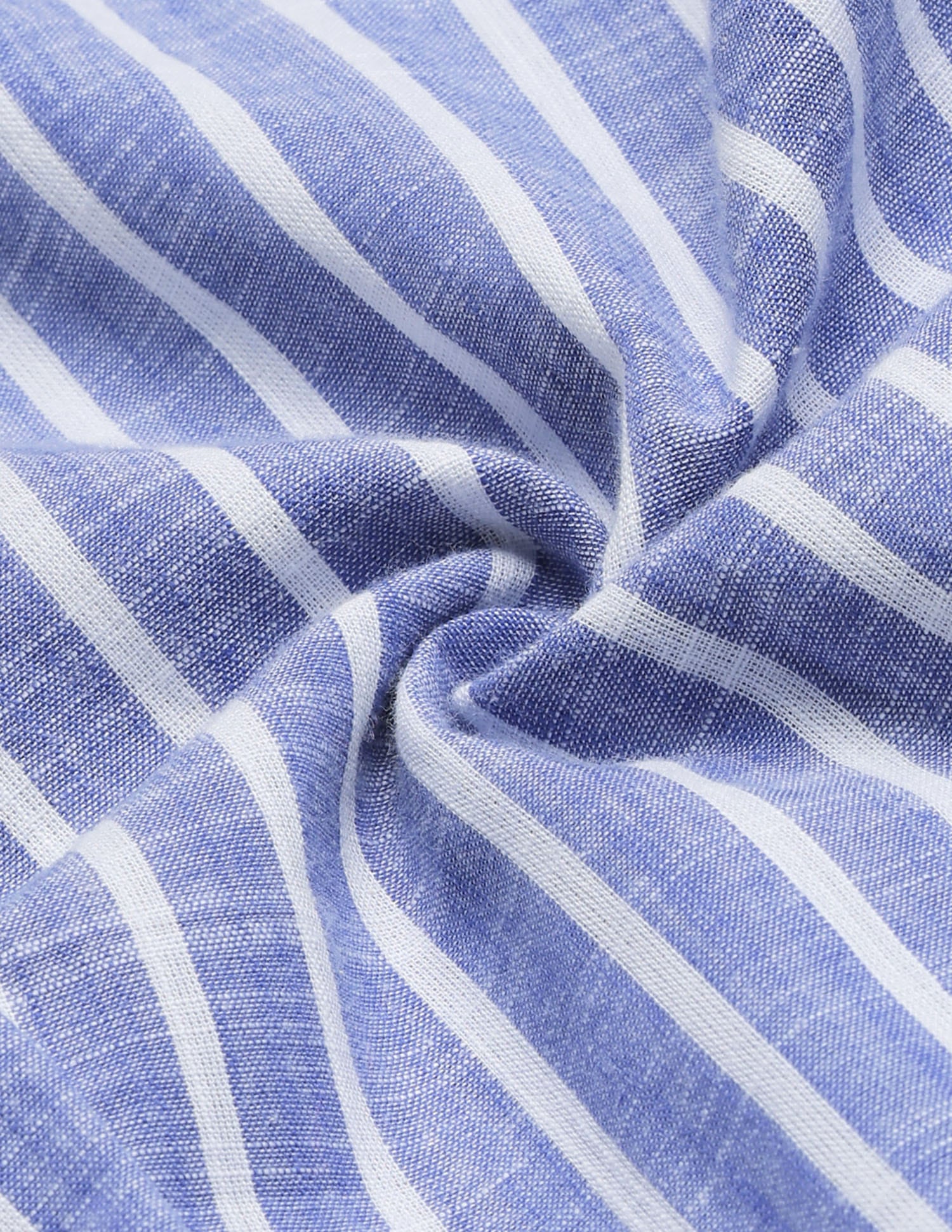Boxy Cuban Collar Striped Shirt - Image 9