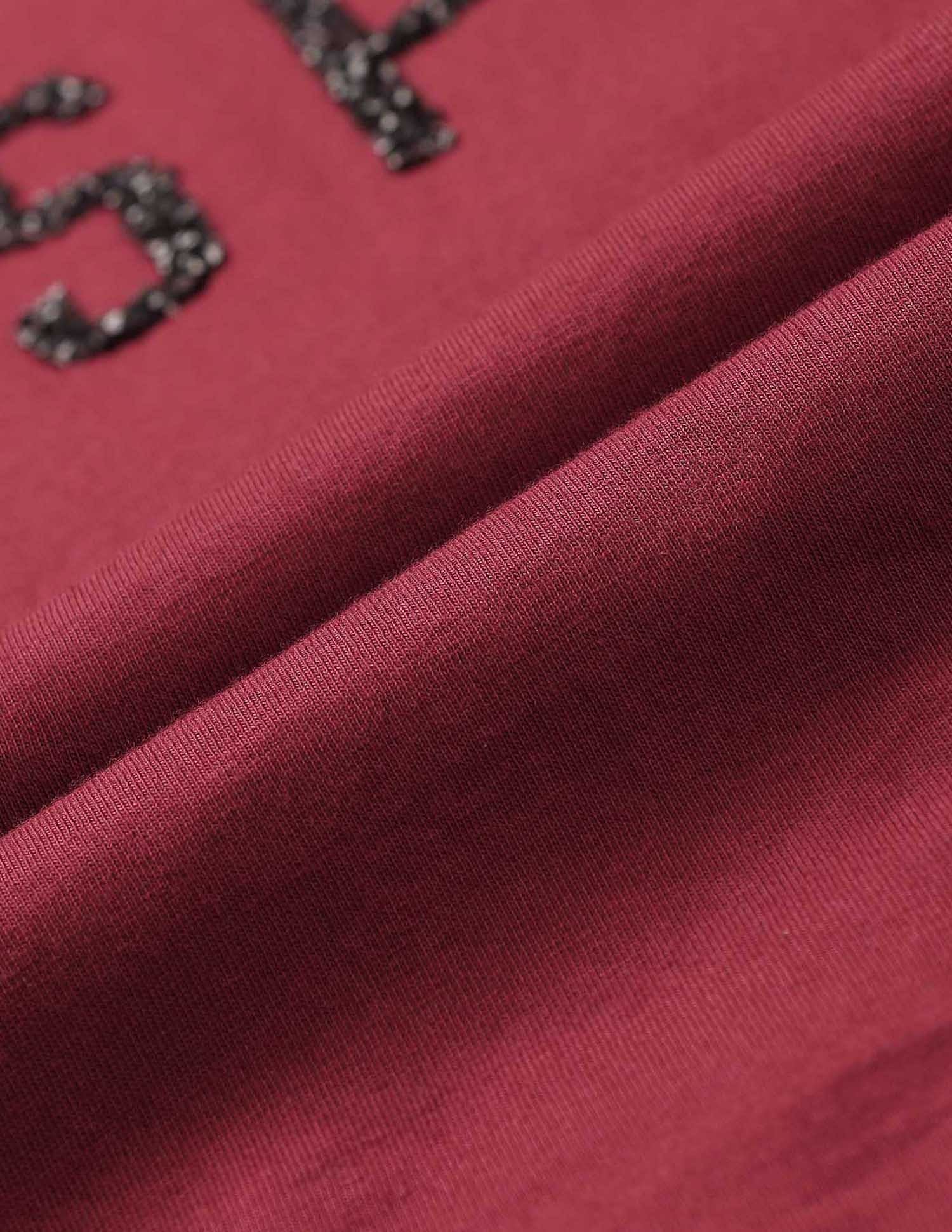 Boxy Fit Brand Embellished T-Shirt - Image 2