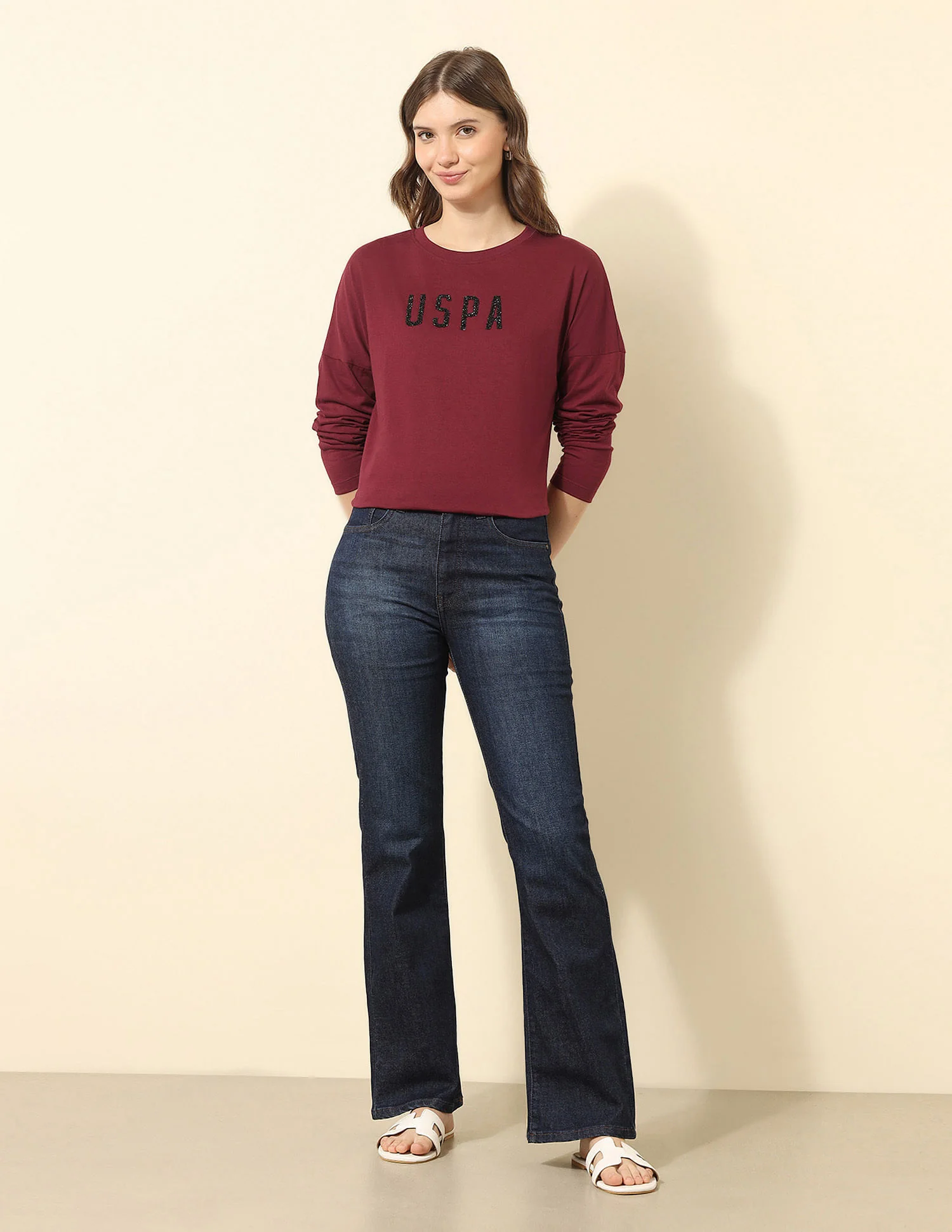 Boxy Fit Brand Embellished T-Shirt - Image 3