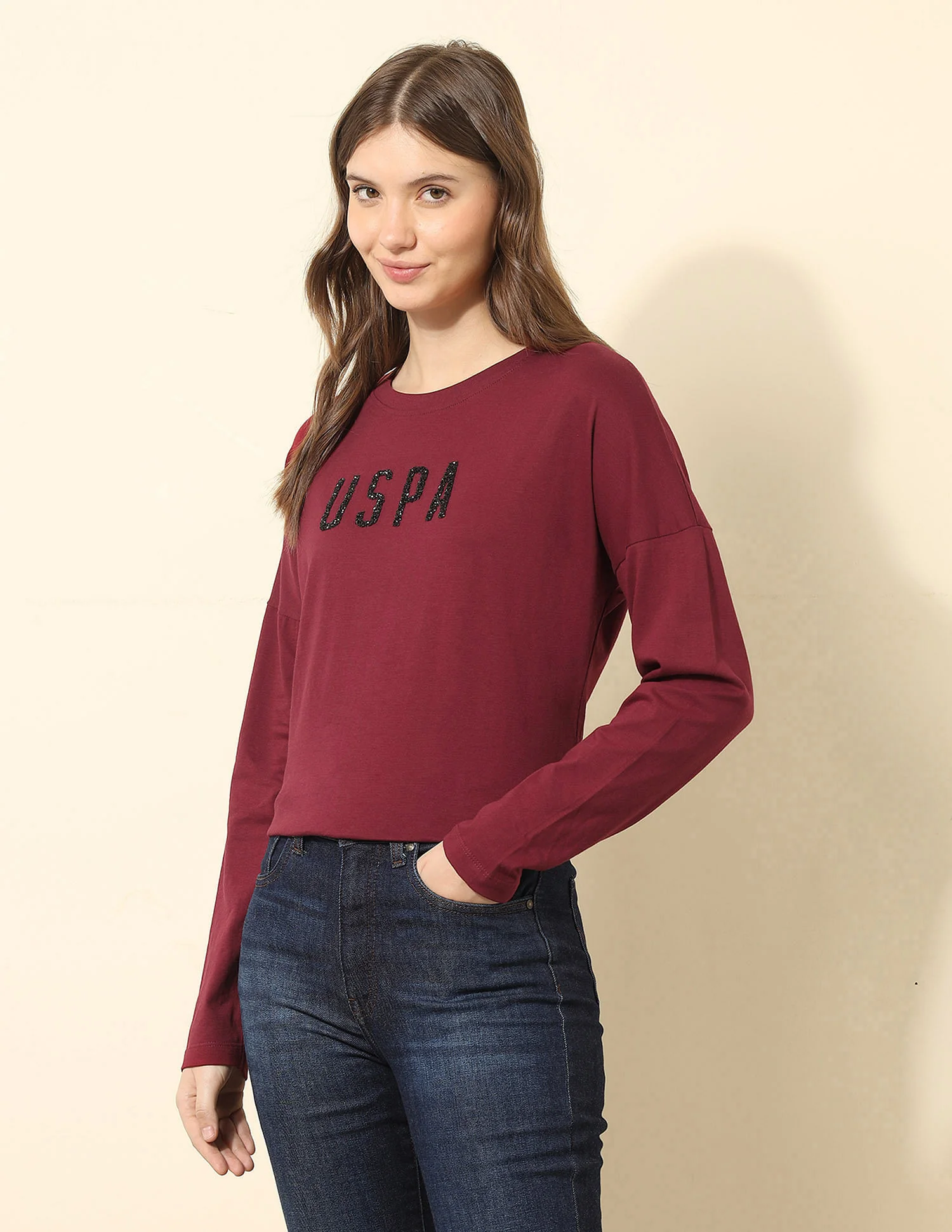Boxy Fit Brand Embellished T-Shirt - Image 4