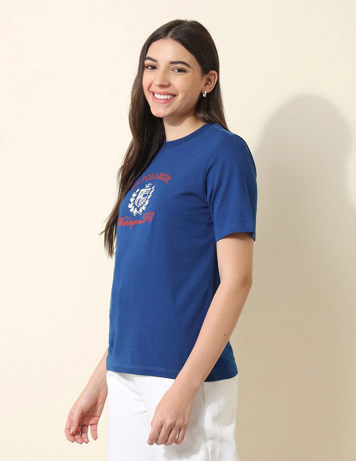 Boxy Fit Brand Embroidered T-Shirt - Image 4