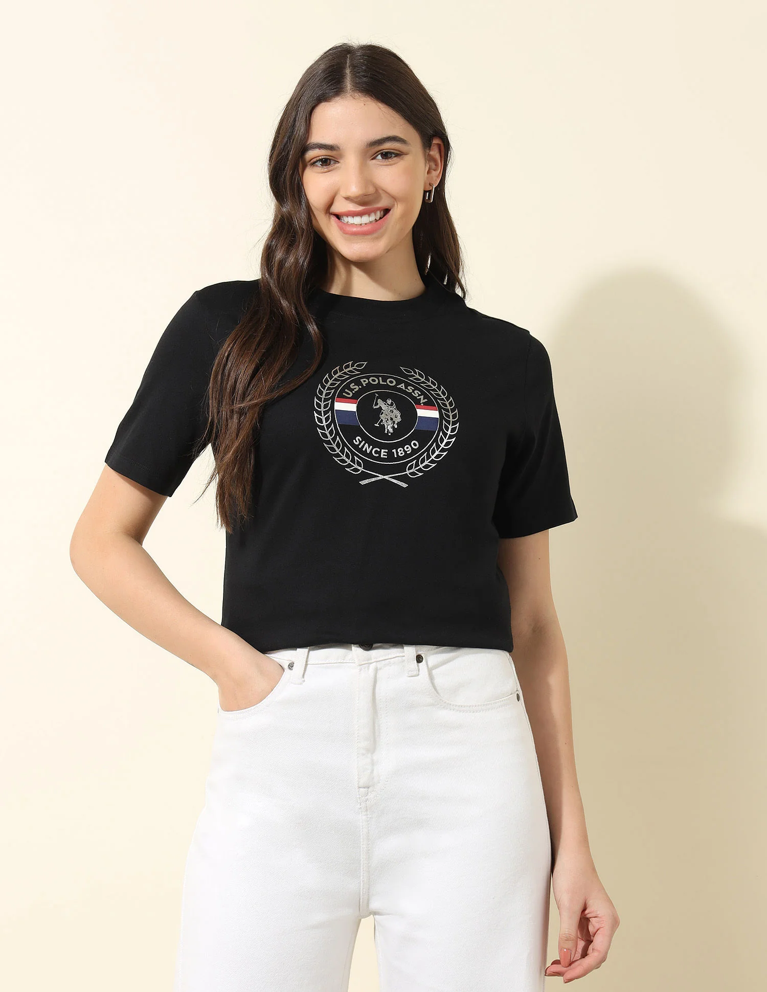 Boxy Fit Brand Printed T-Shirt - Image 3