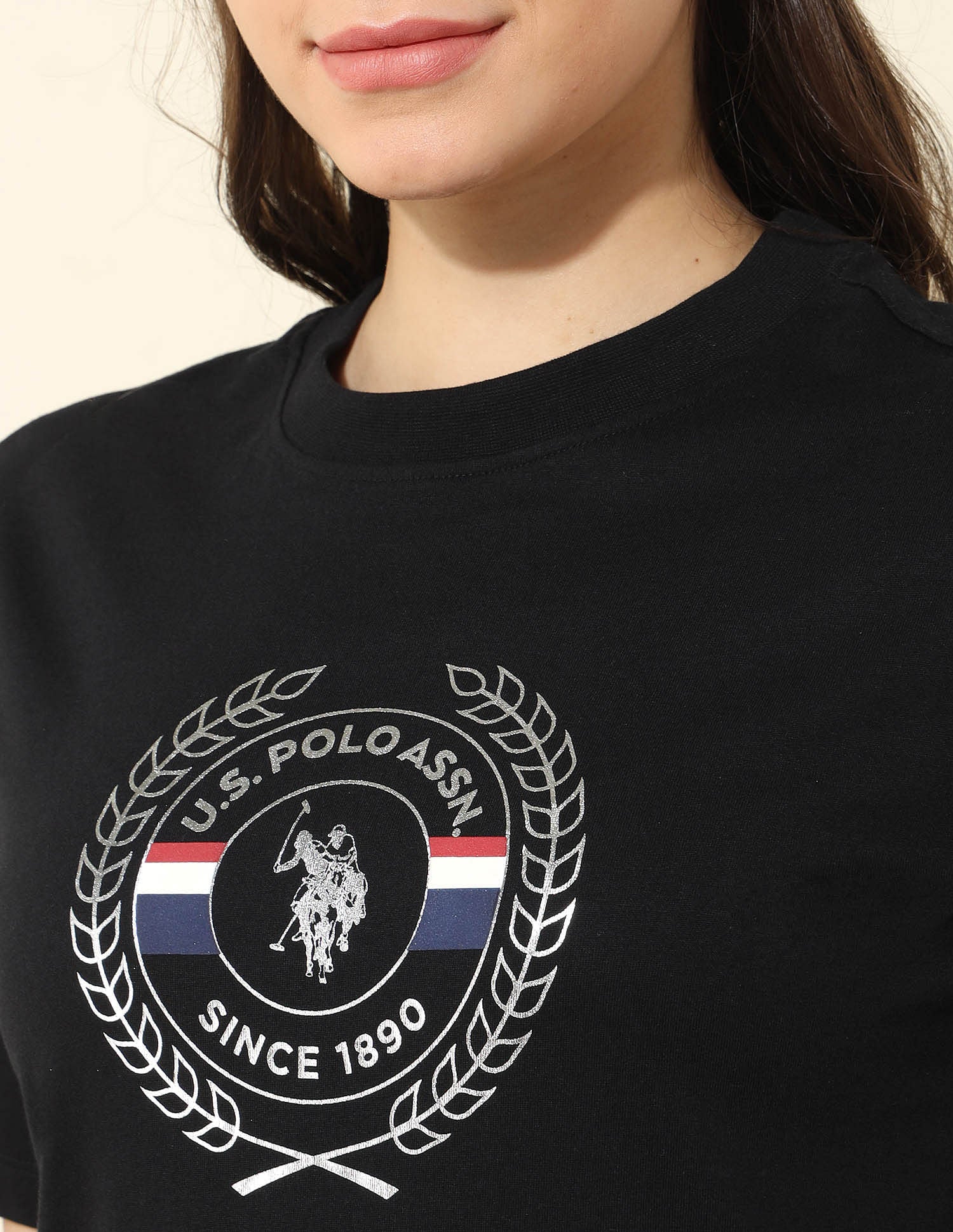 Boxy Fit Brand Printed T-Shirt - Image 7