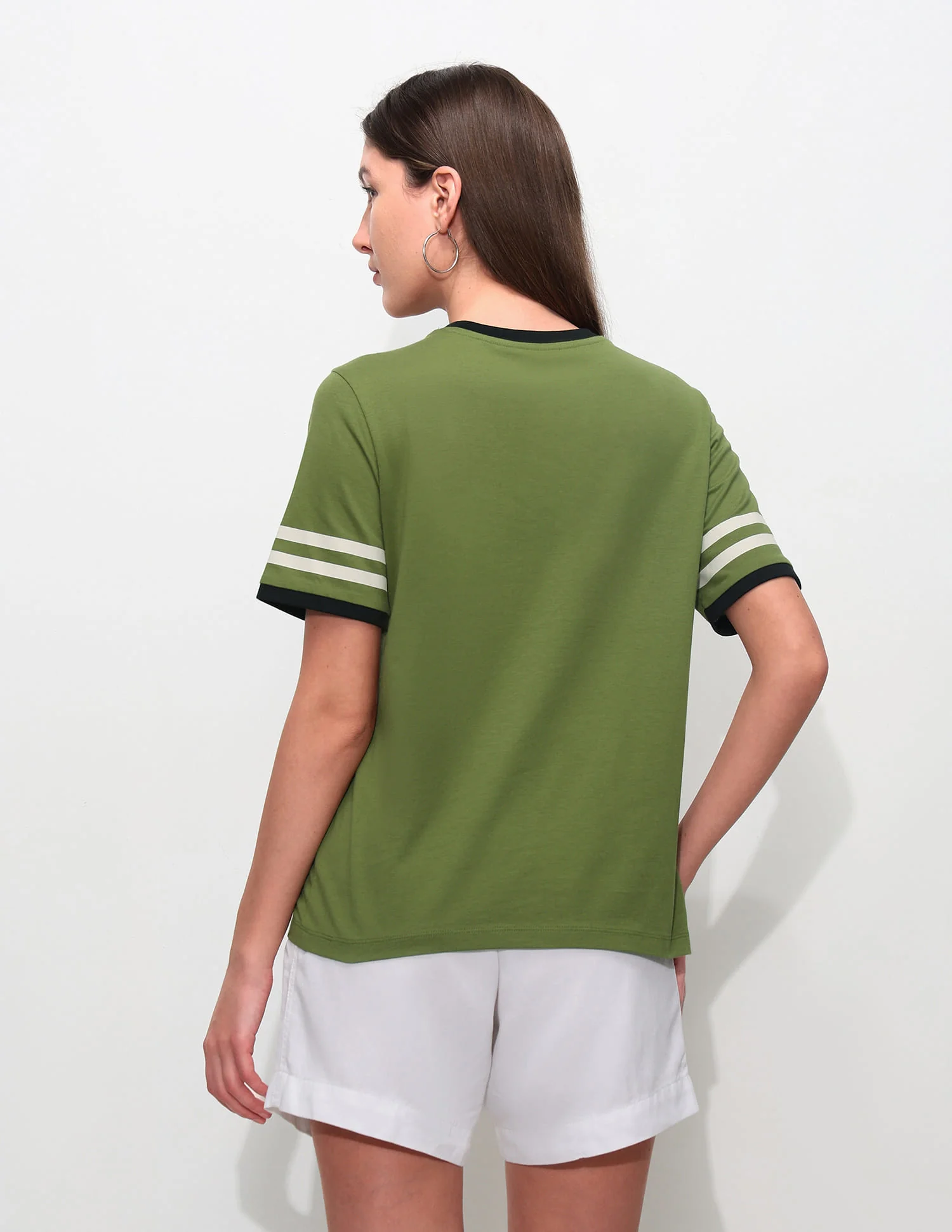 Boxy Fit Brand Printed T-Shirt - Image 5