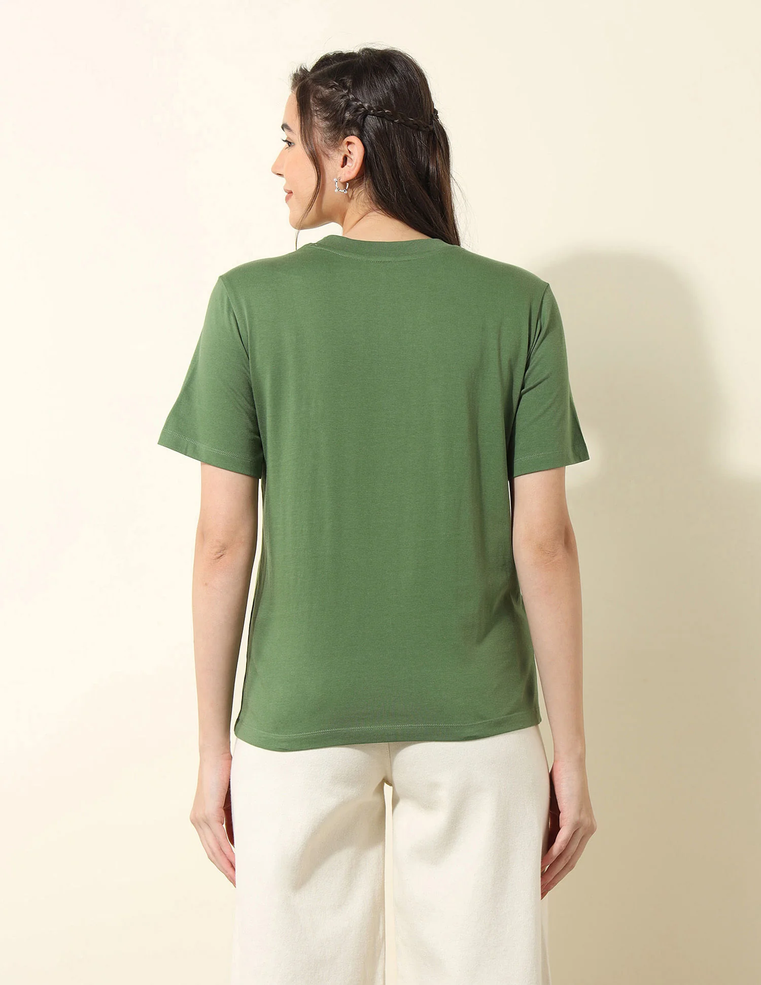 Boxy Fit Brand Printed T-Shirt - Image 5