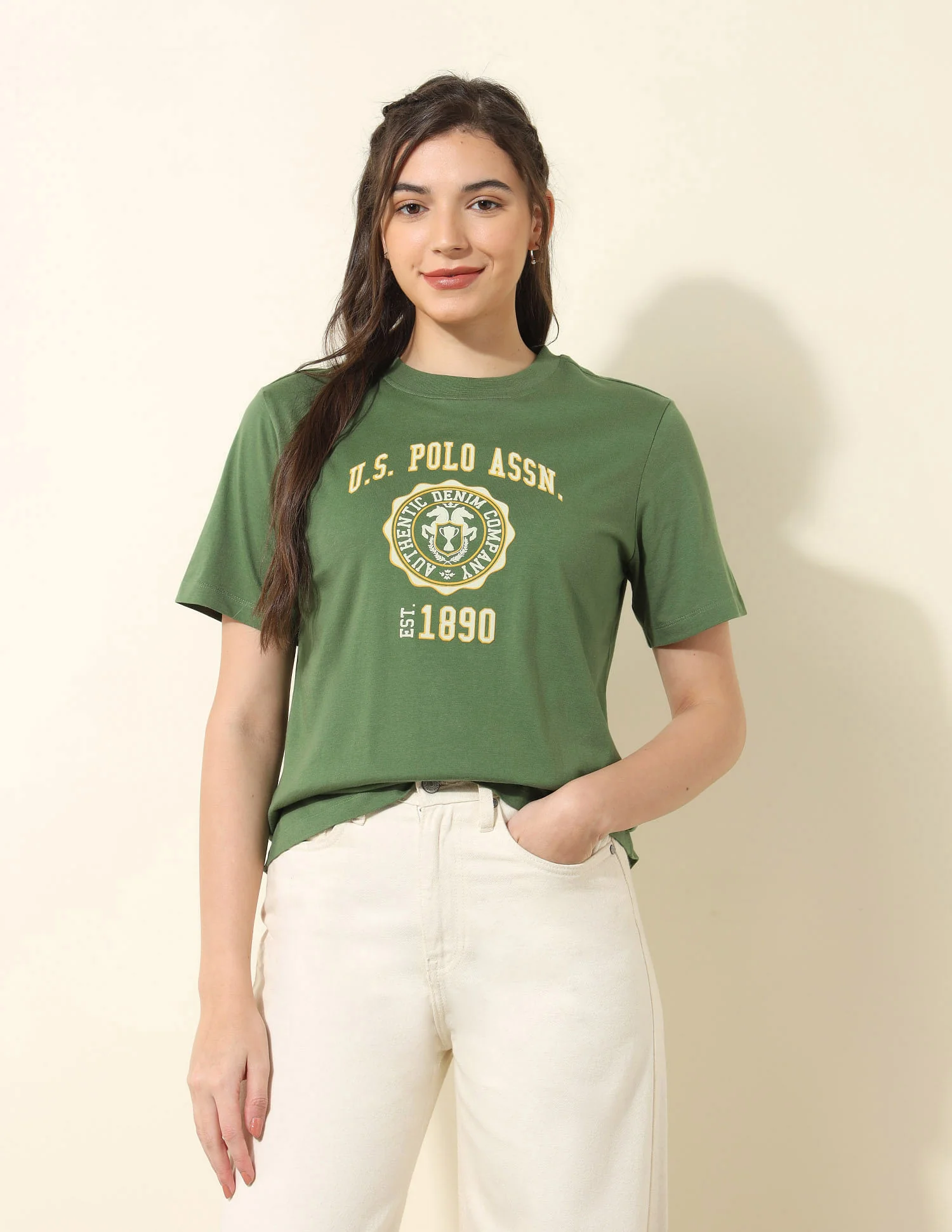 Boxy Fit Brand Printed T-Shirt - Image 6