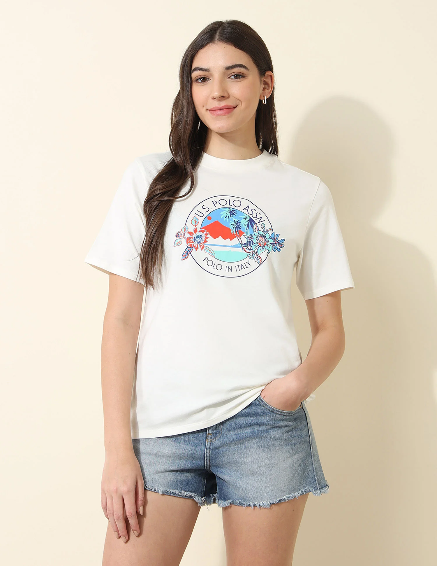 Boxy Fit Brand Printed T-Shirt - Image 6