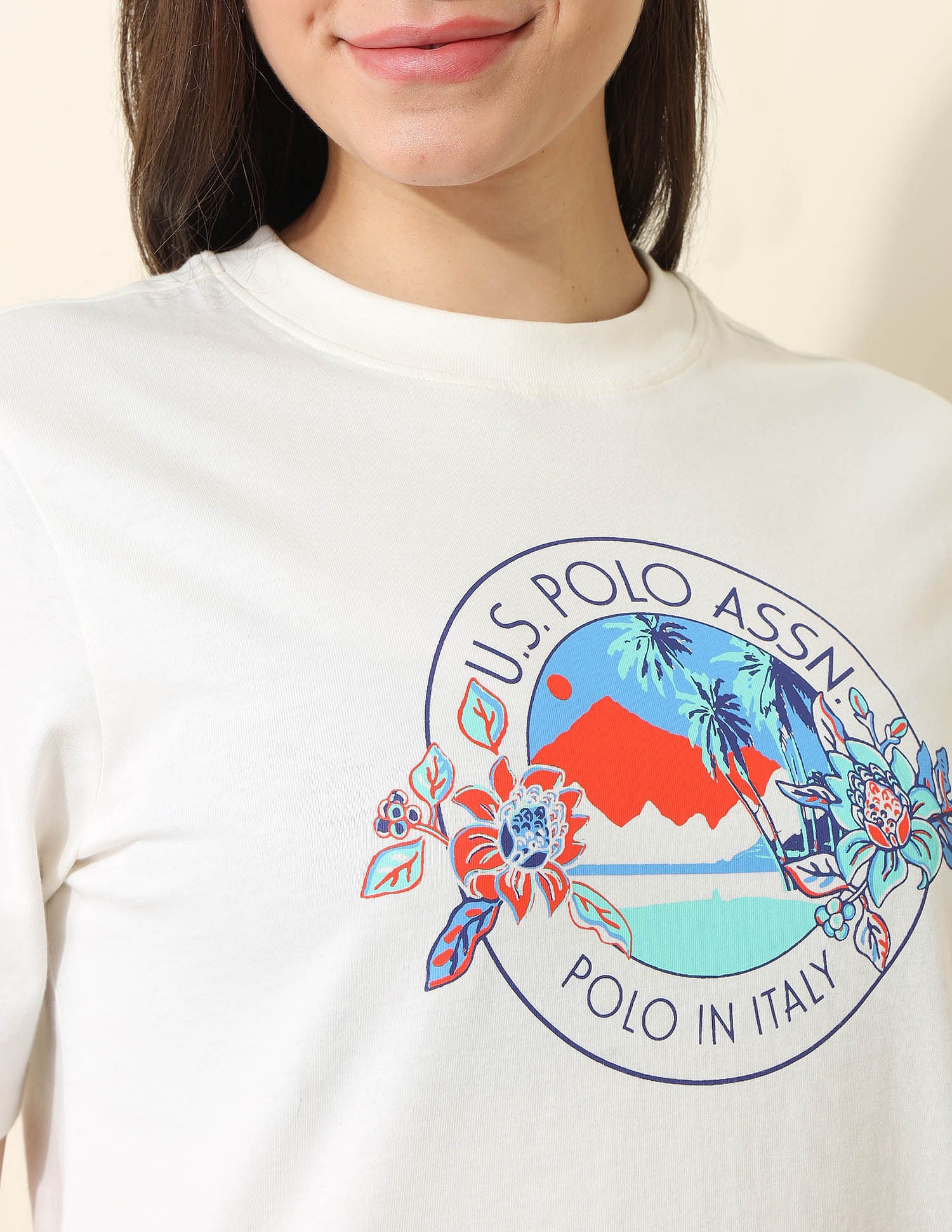 Boxy Fit Brand Printed T-Shirt - Image 7