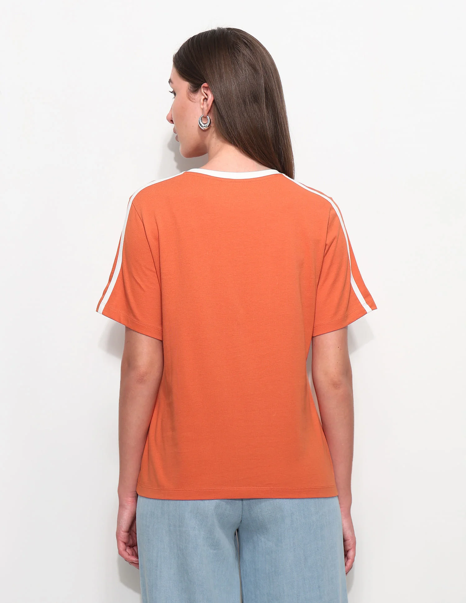 Boxy Fit Brand Printed T-Shirt - Image 5