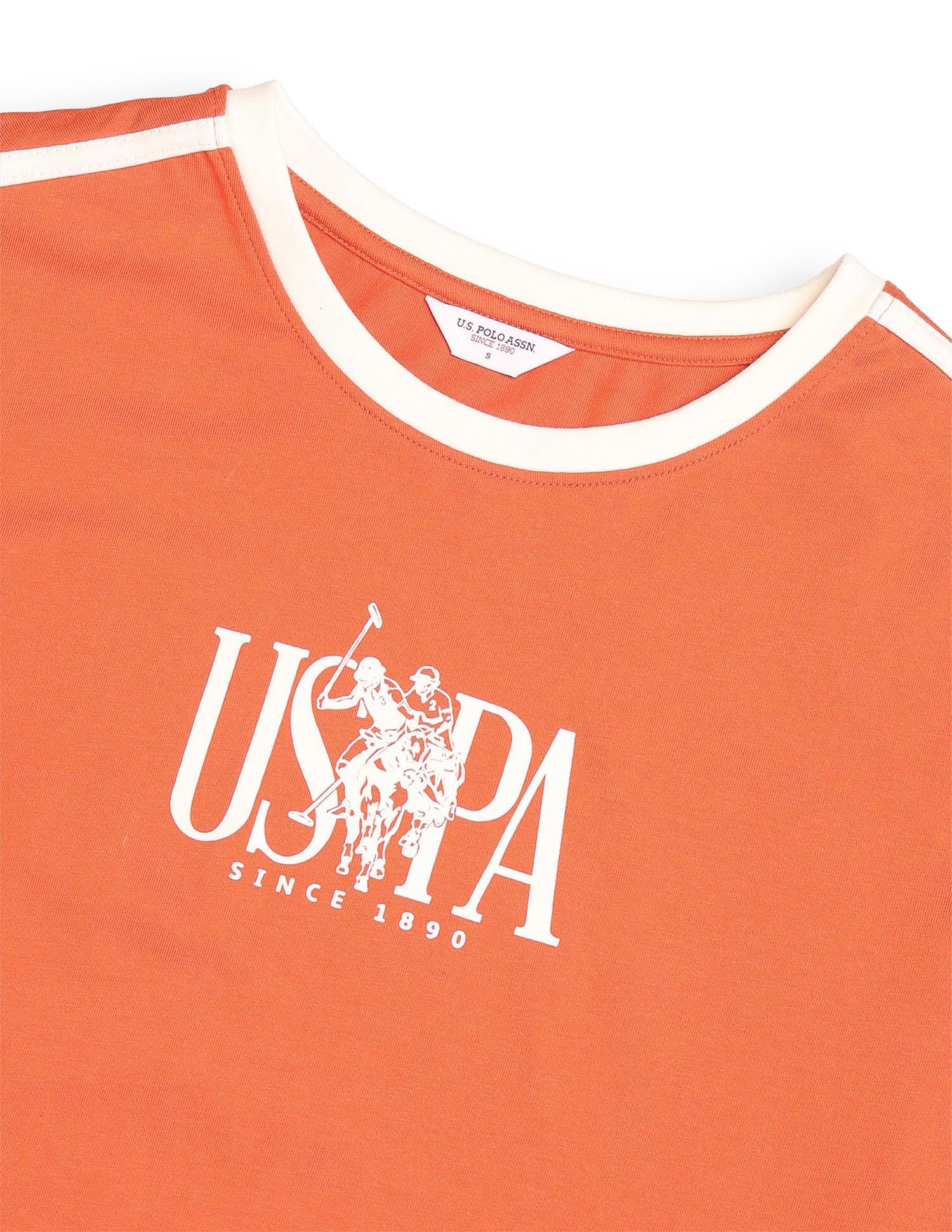 Boxy Fit Brand Printed T-Shirt - Image 8
