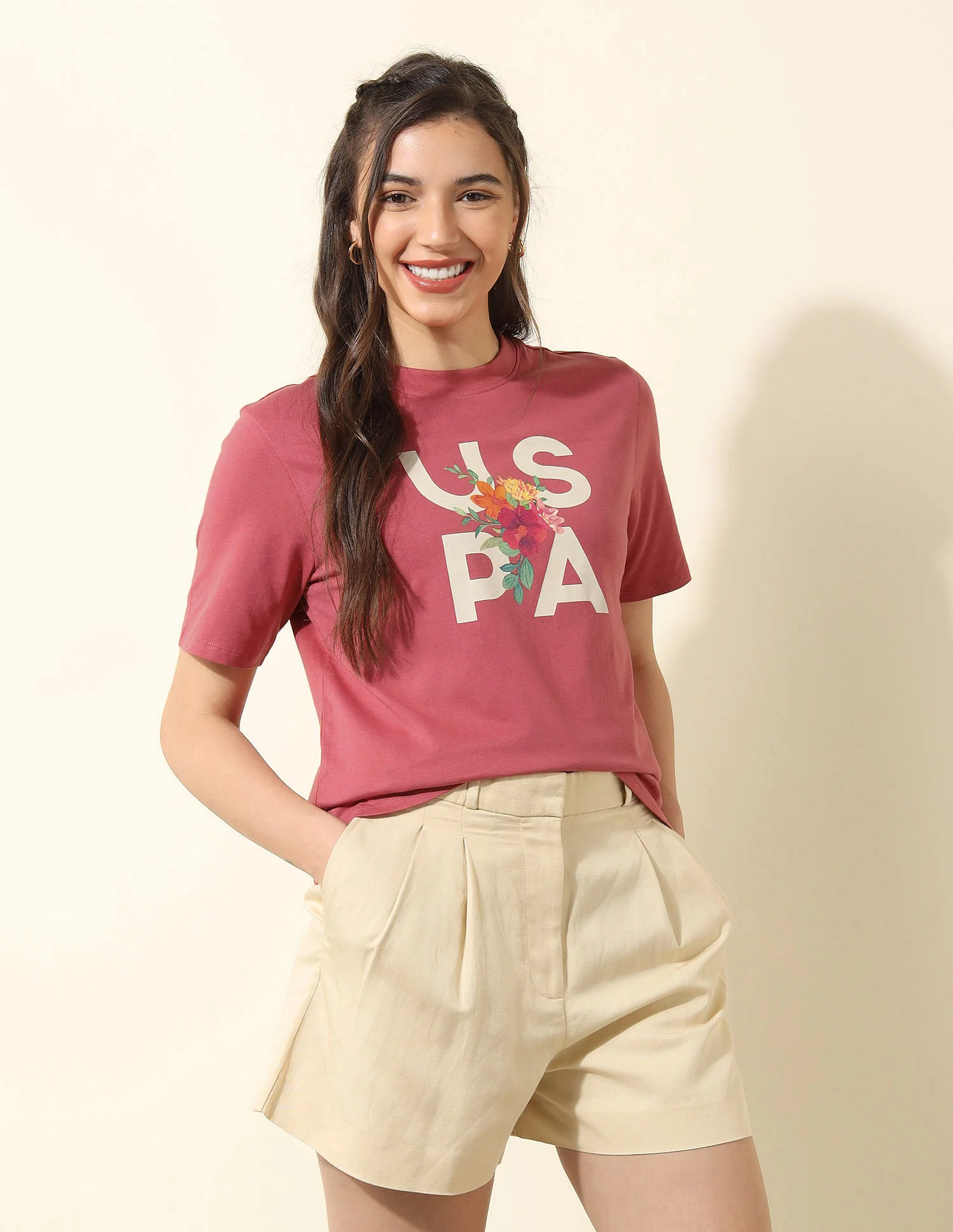 Boxy Fit Brand Printed T-Shirt - Image 3