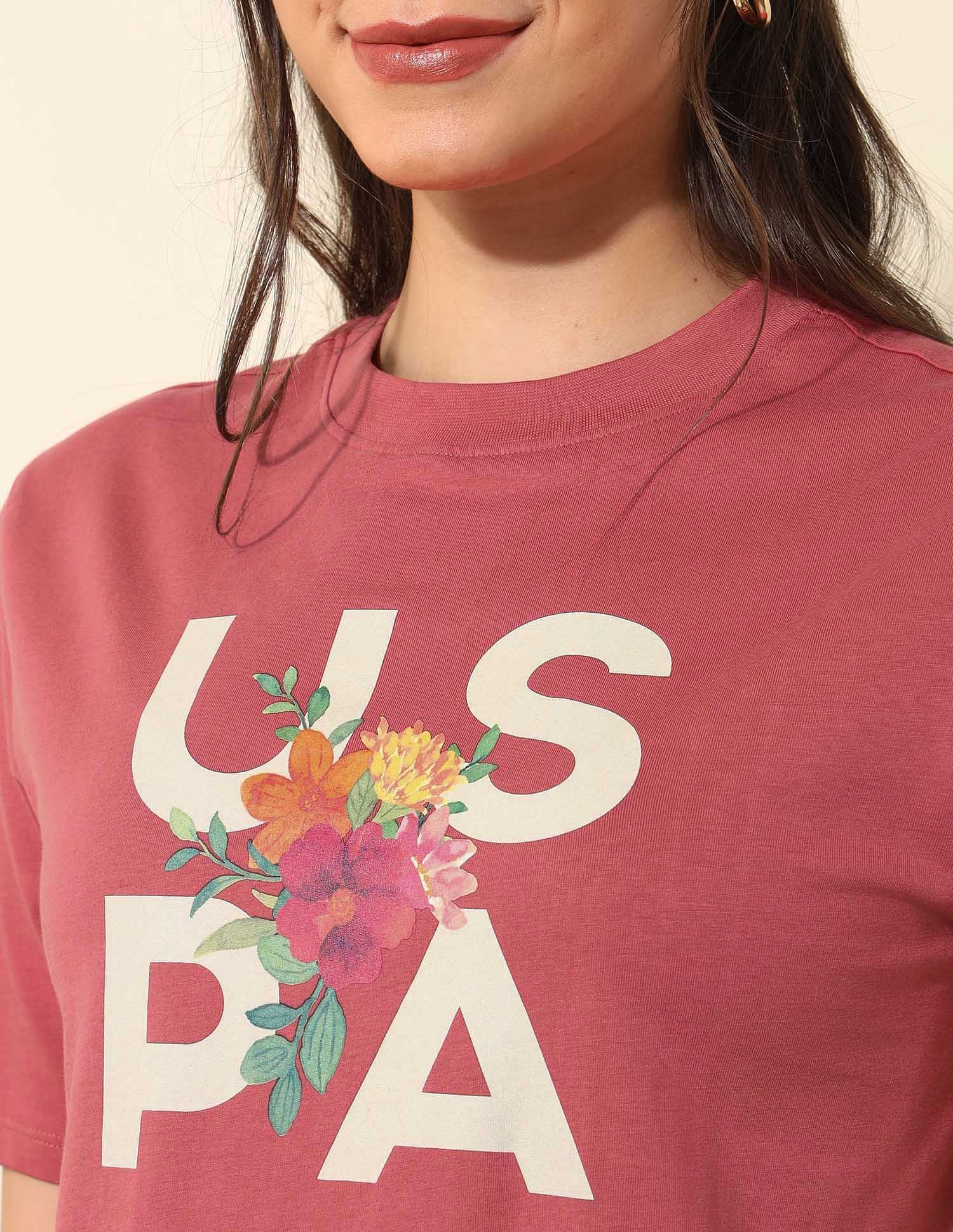 Boxy Fit Brand Printed T-Shirt - Image 7