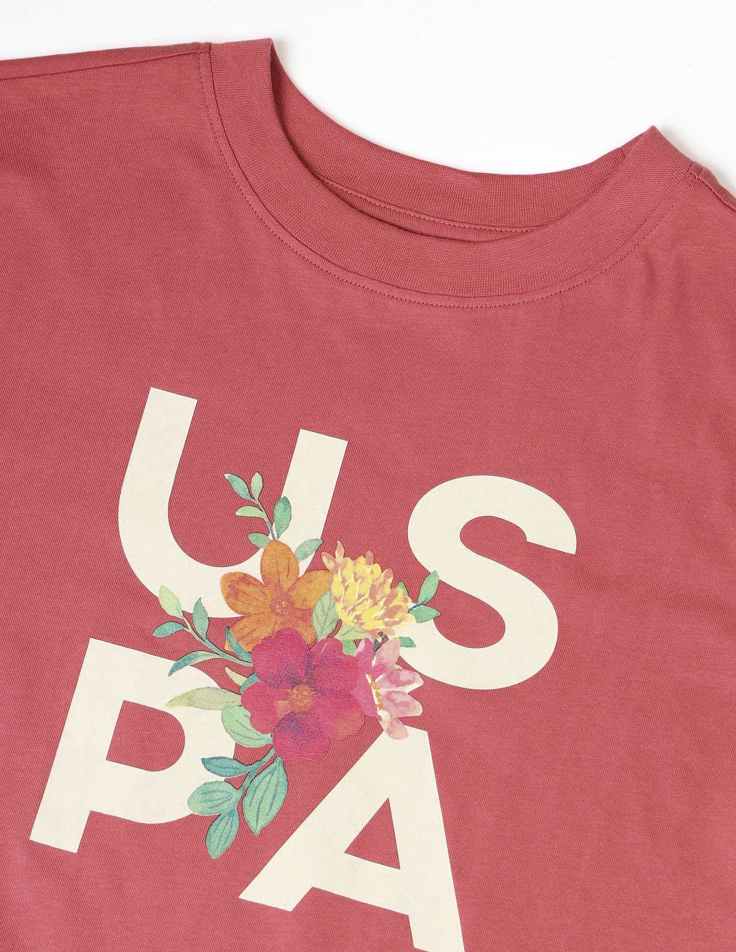 Boxy Fit Brand Printed T-Shirt - Image 8