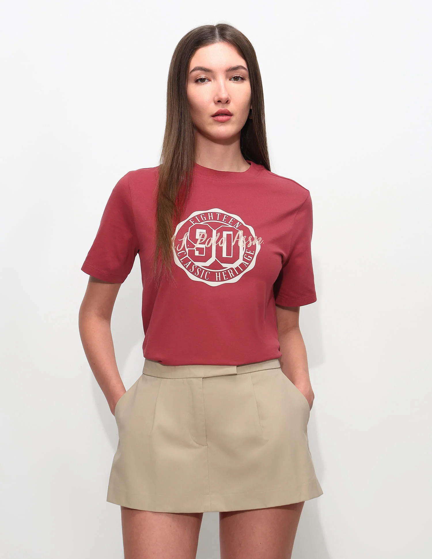 Boxy Fit Brand Printed T-Shirt - Image 6
