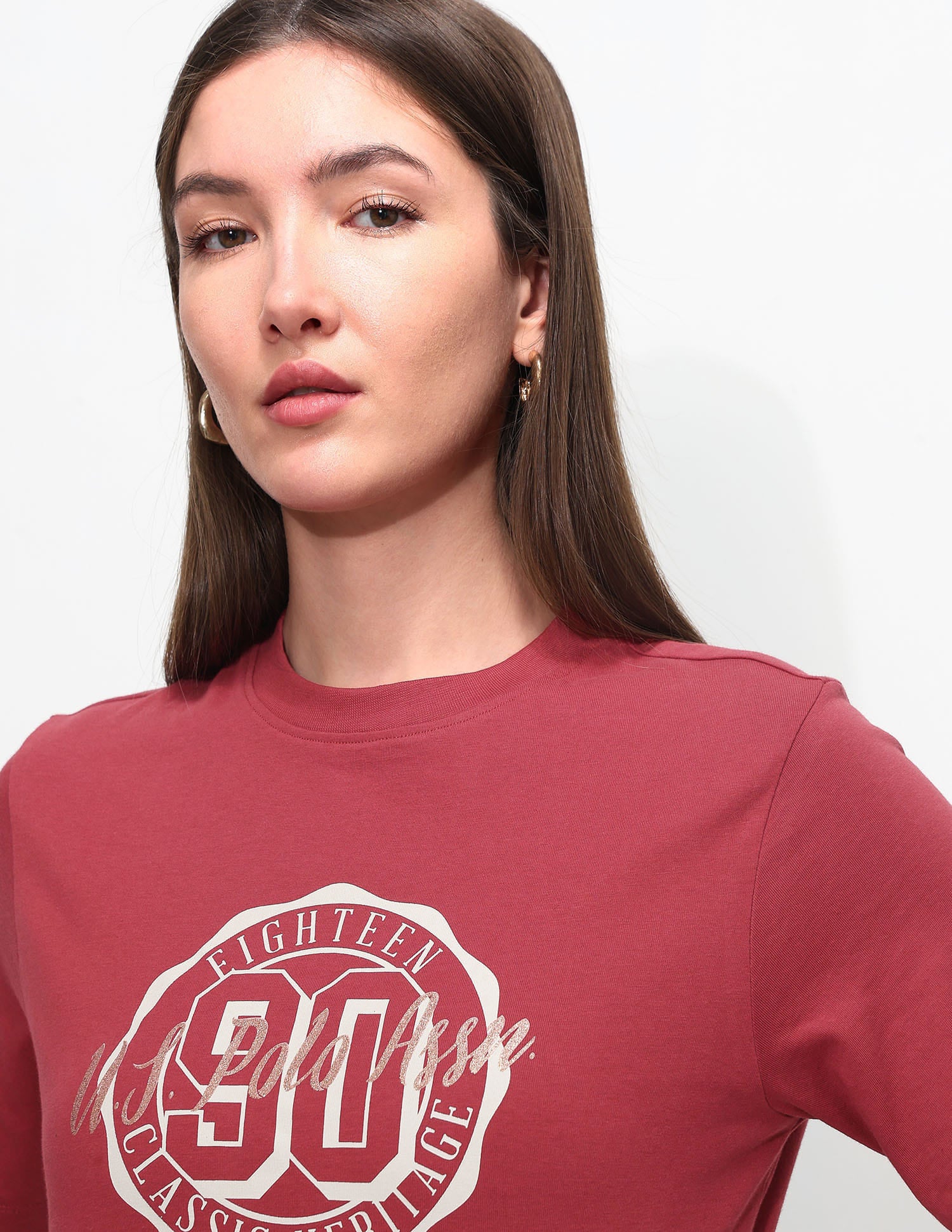 Boxy Fit Brand Printed T-Shirt - Image 7