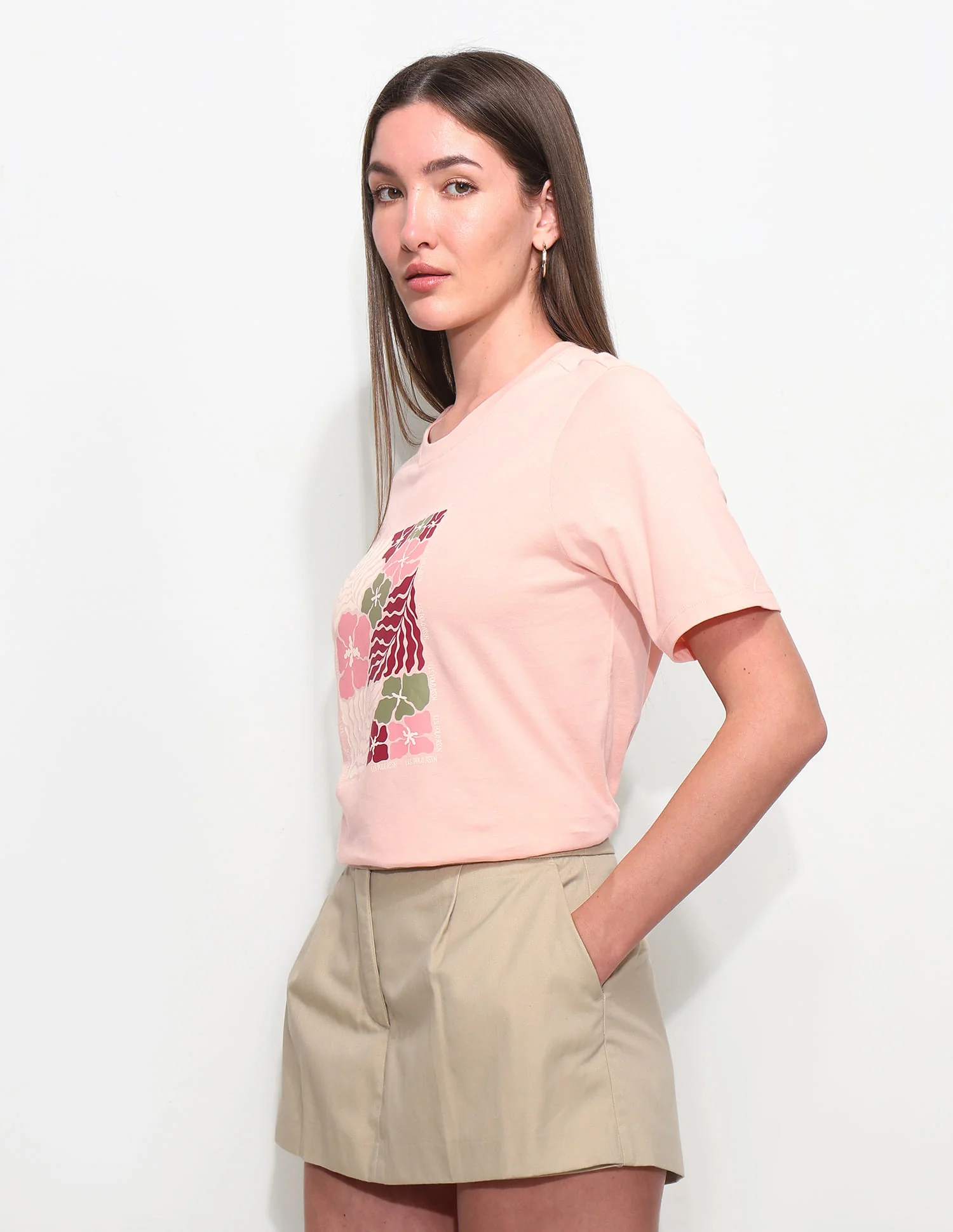 Boxy Fit Floral Printed T-Shirt - Image 4