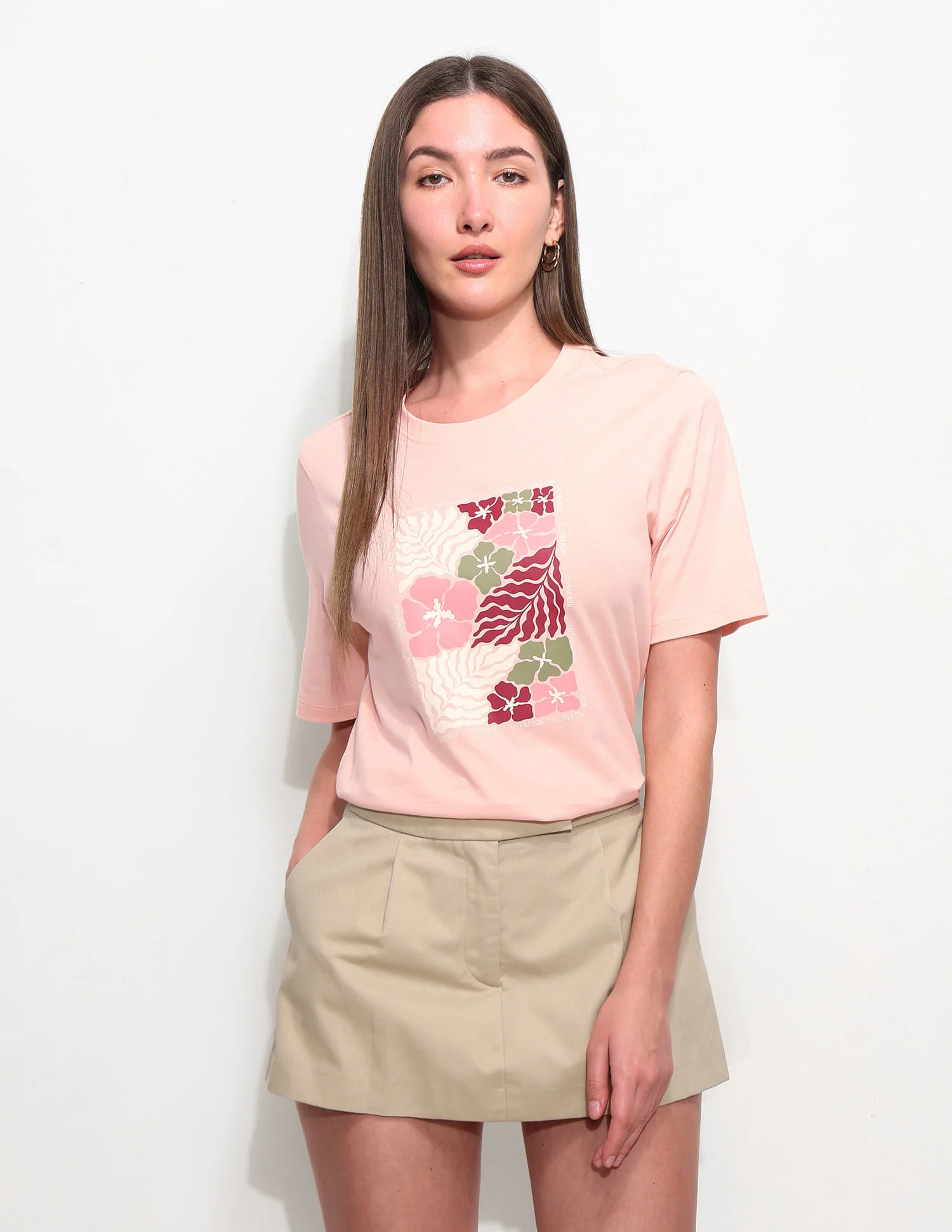 Boxy Fit Floral Printed T-Shirt - Image 6