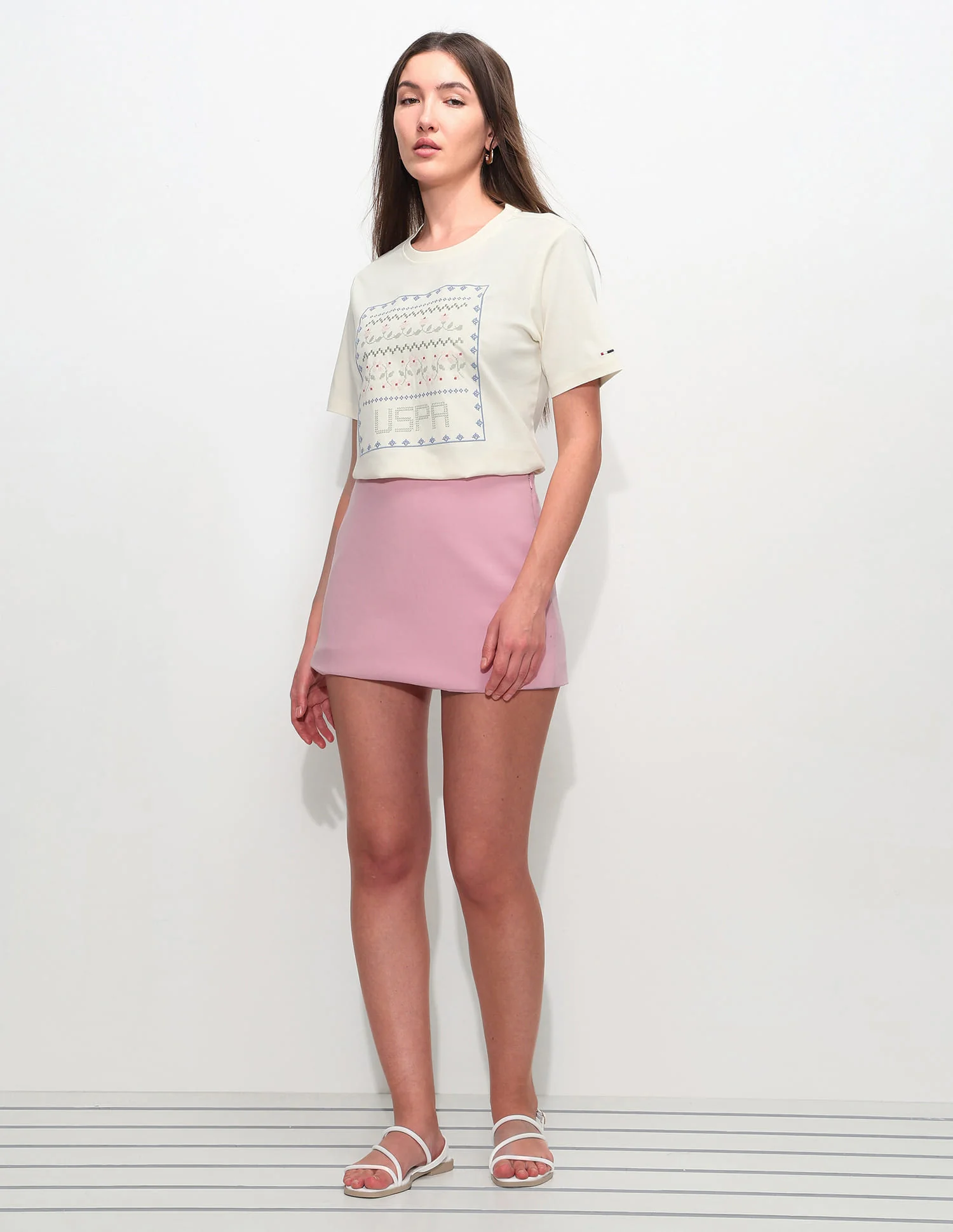 Boxy Fit Floral Printed T-Shirt - Image 3