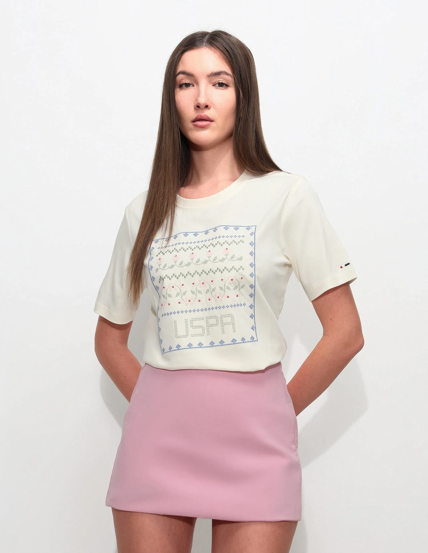 Boxy Fit Floral Printed T-Shirt - Image 6