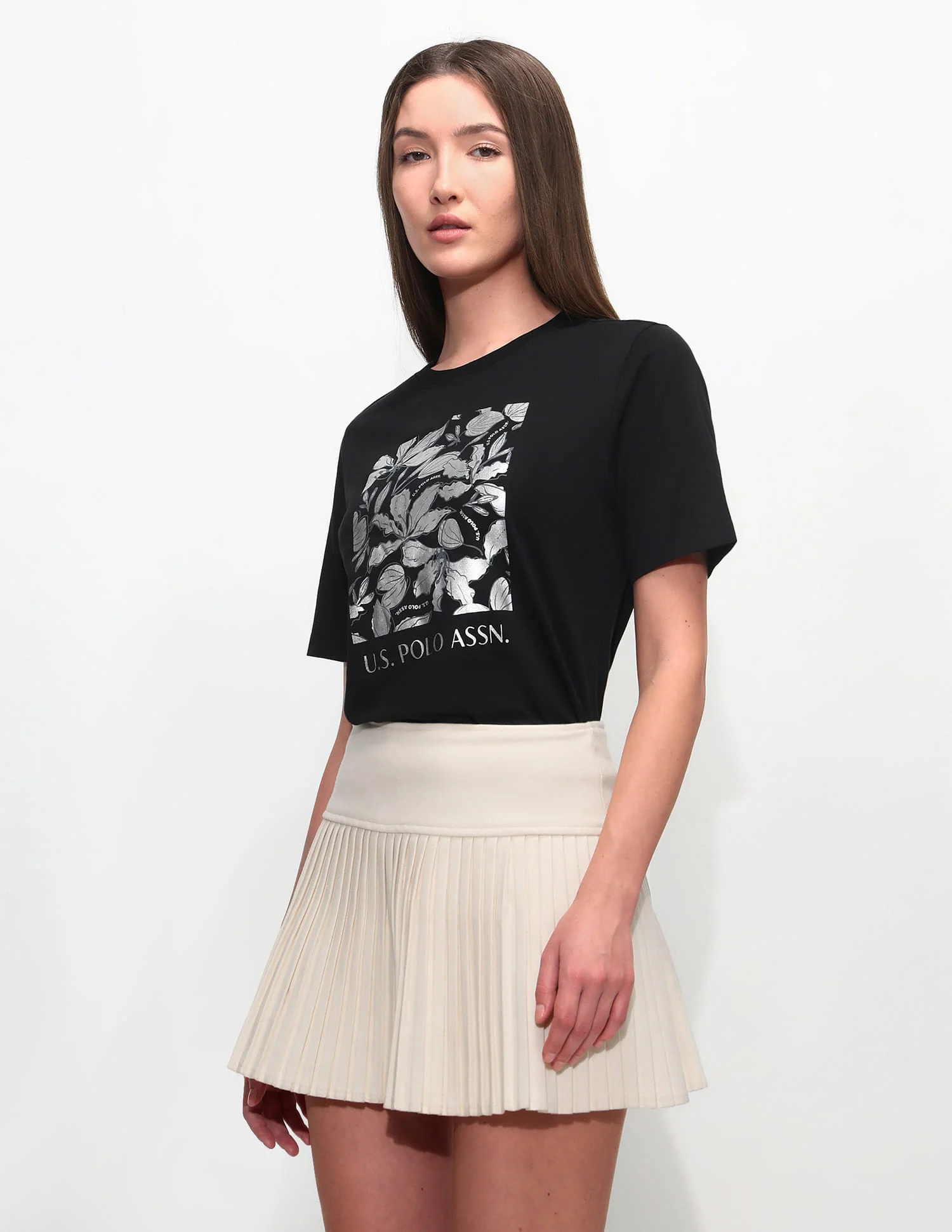 Boxy Fit Floral Printed T-Shirt - Image 4
