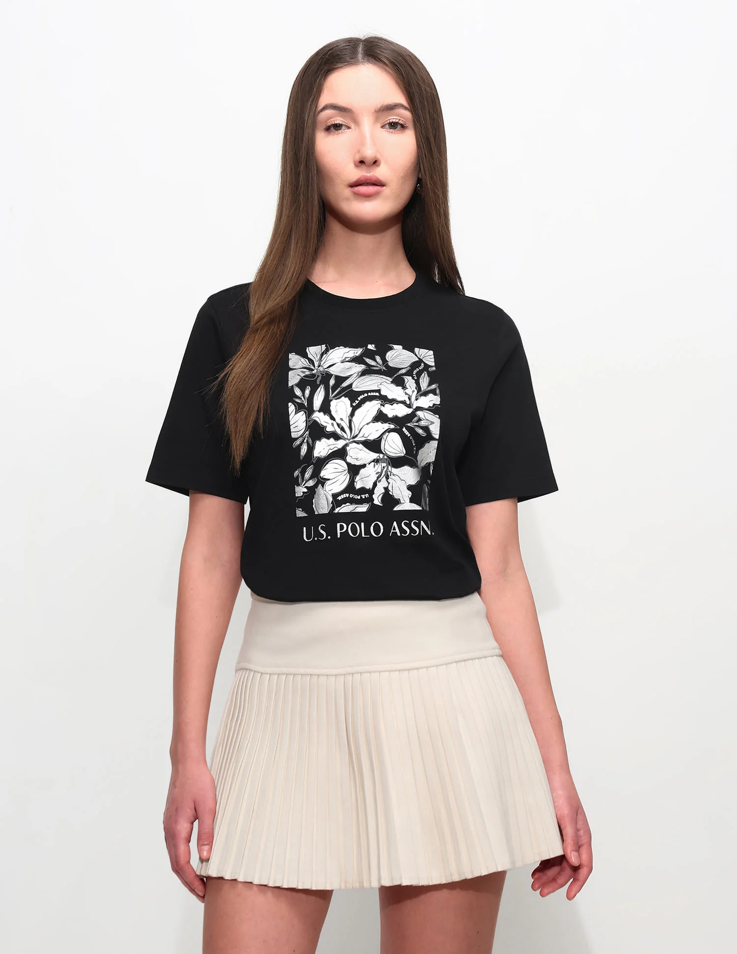 Boxy Fit Floral Printed T-Shirt - Image 6
