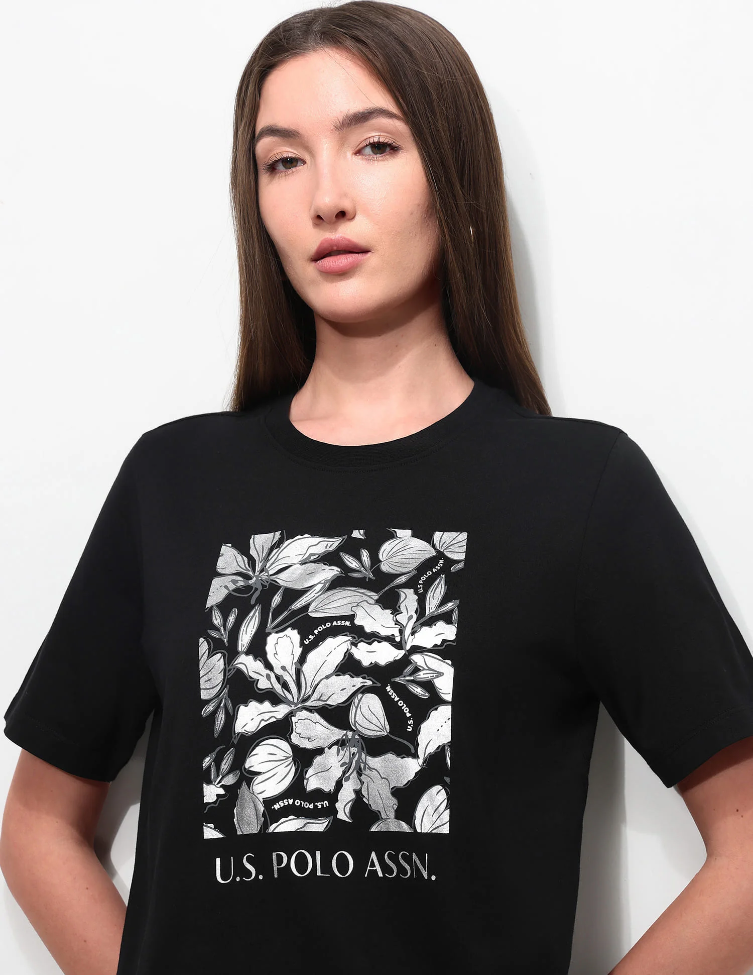 Boxy Fit Floral Printed T-Shirt - Image 7