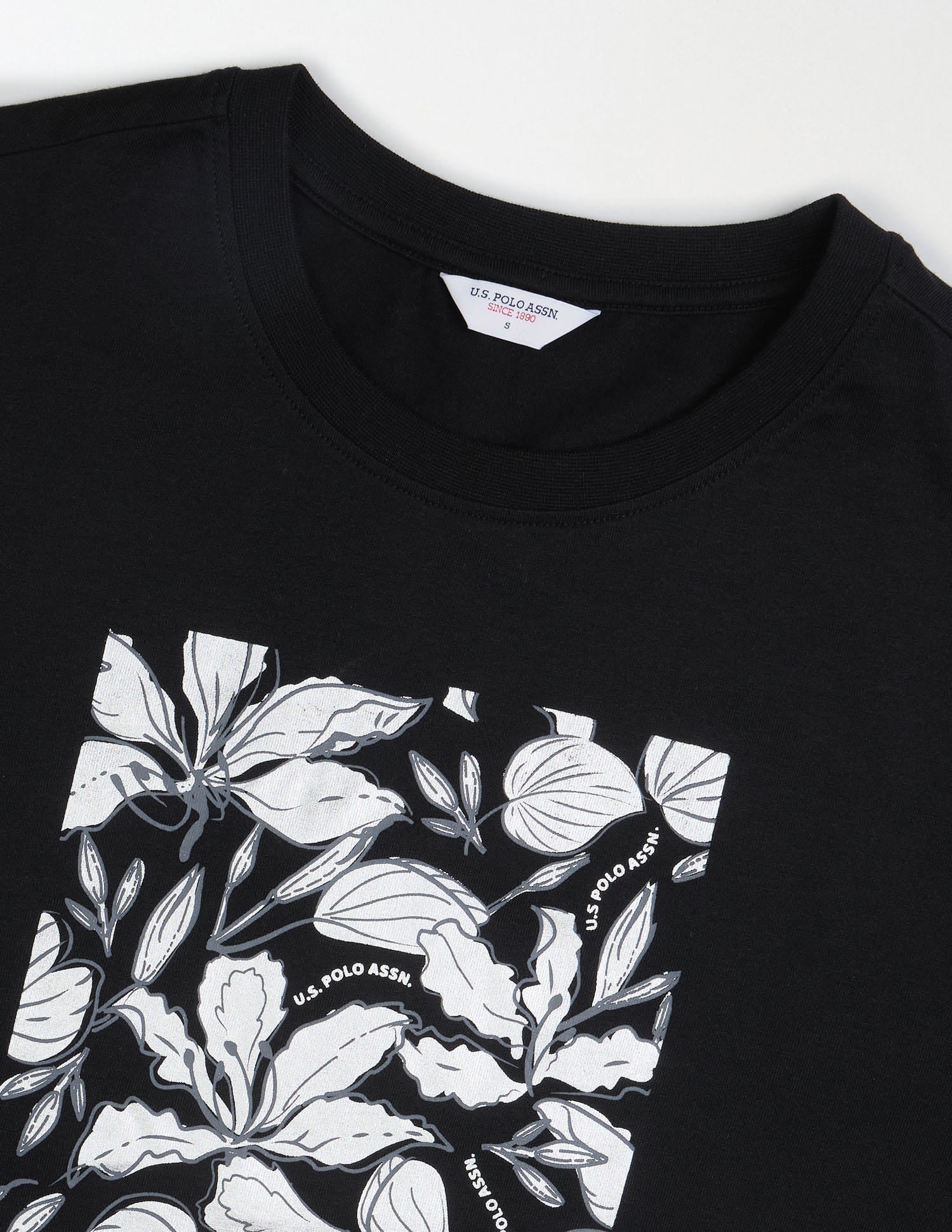 Boxy Fit Floral Printed T-Shirt - Image 8