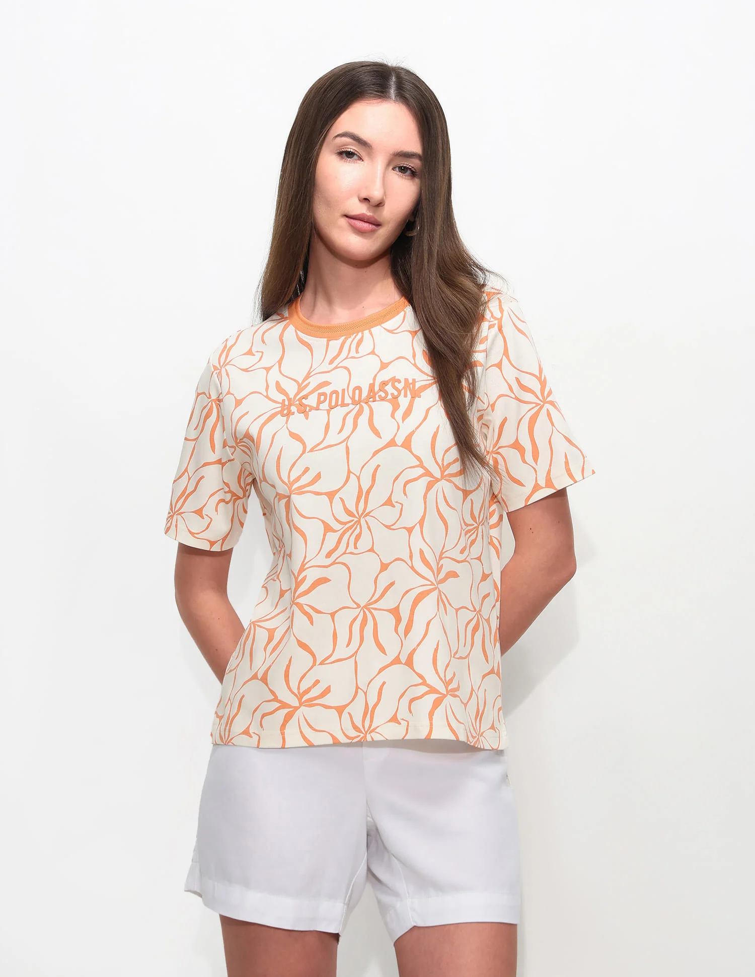 Boxy Fit Floral Printed T-Shirt - Image 9