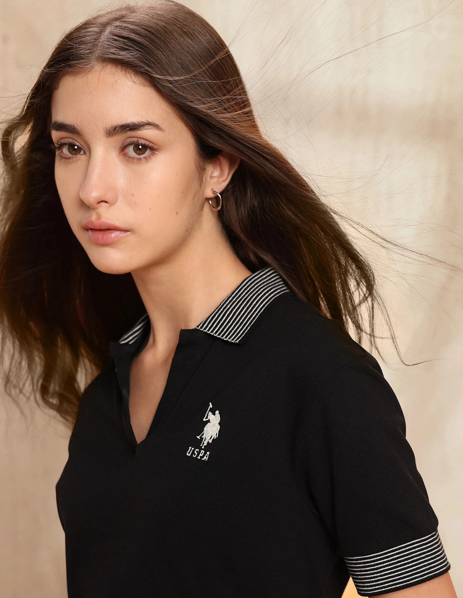 Boxy Fit Solid Polo Shirt - Image 7