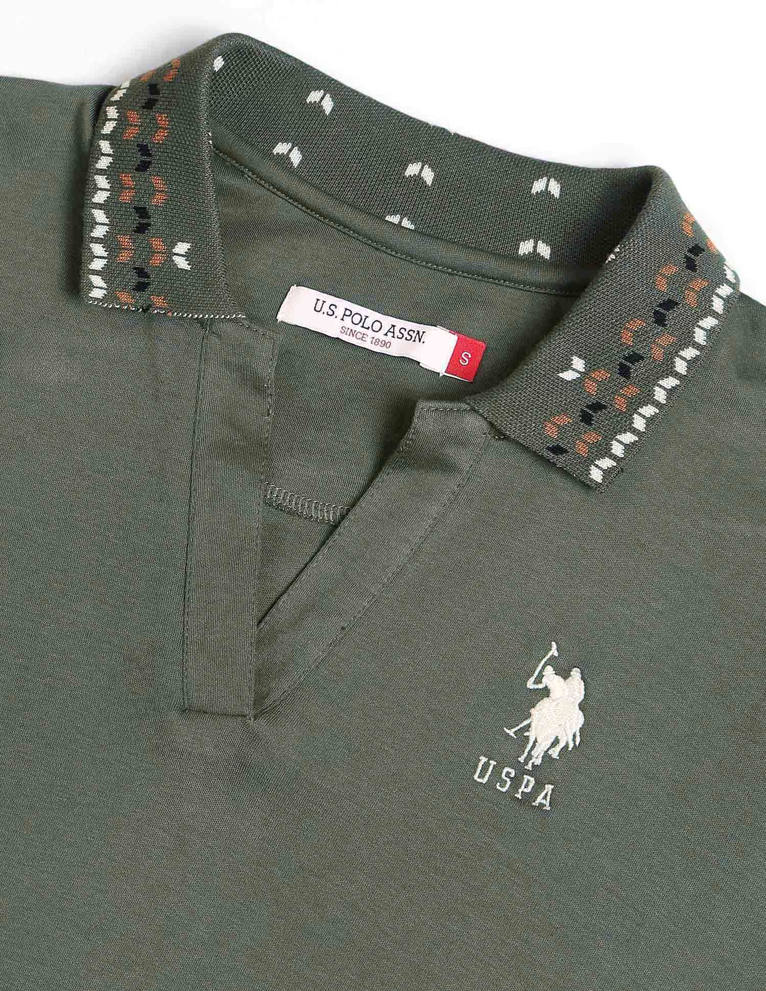 Boxy Fit Solid Polo Shirt - Image 8