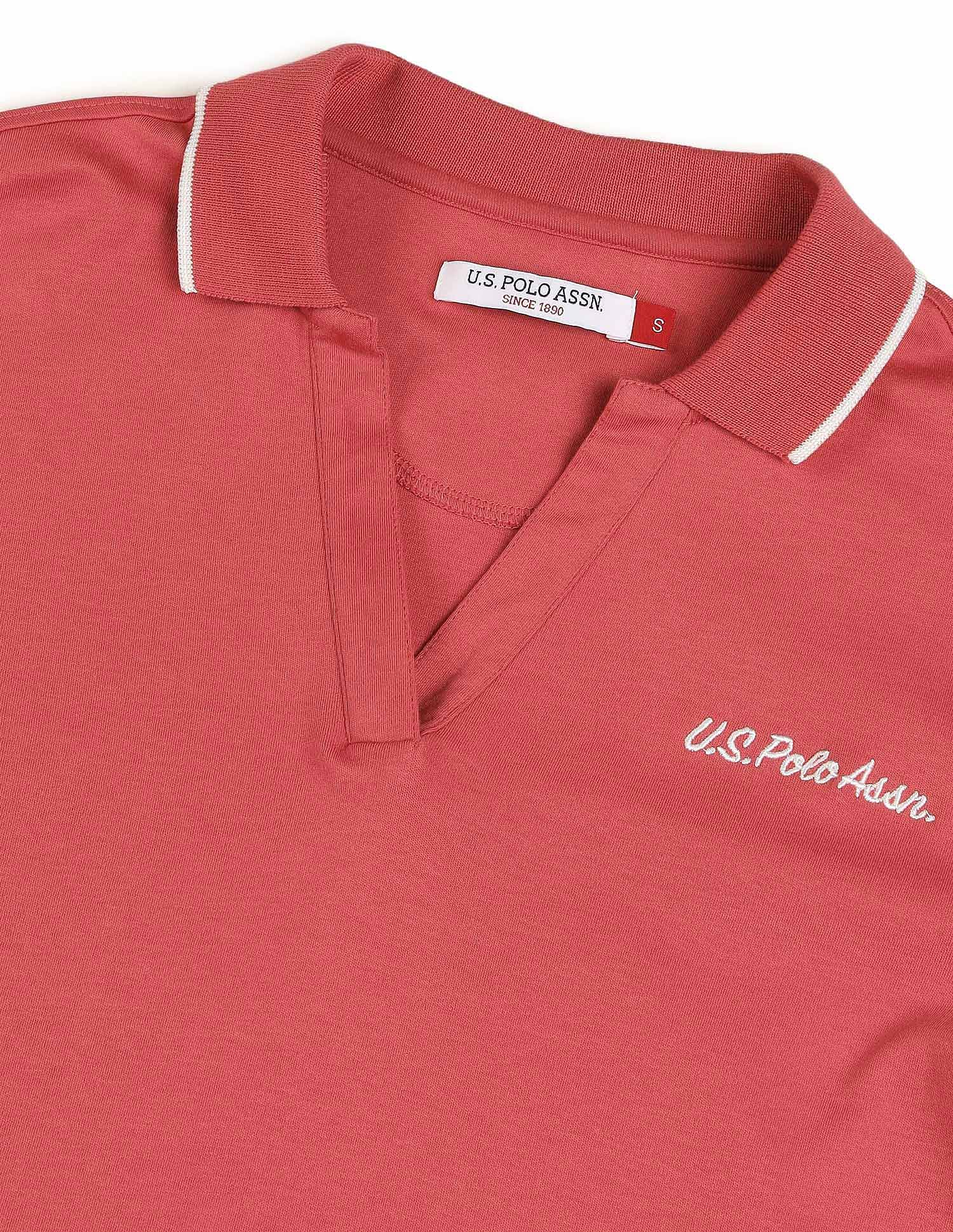 Boxy Fit Solid Polo Shirt - Image 8