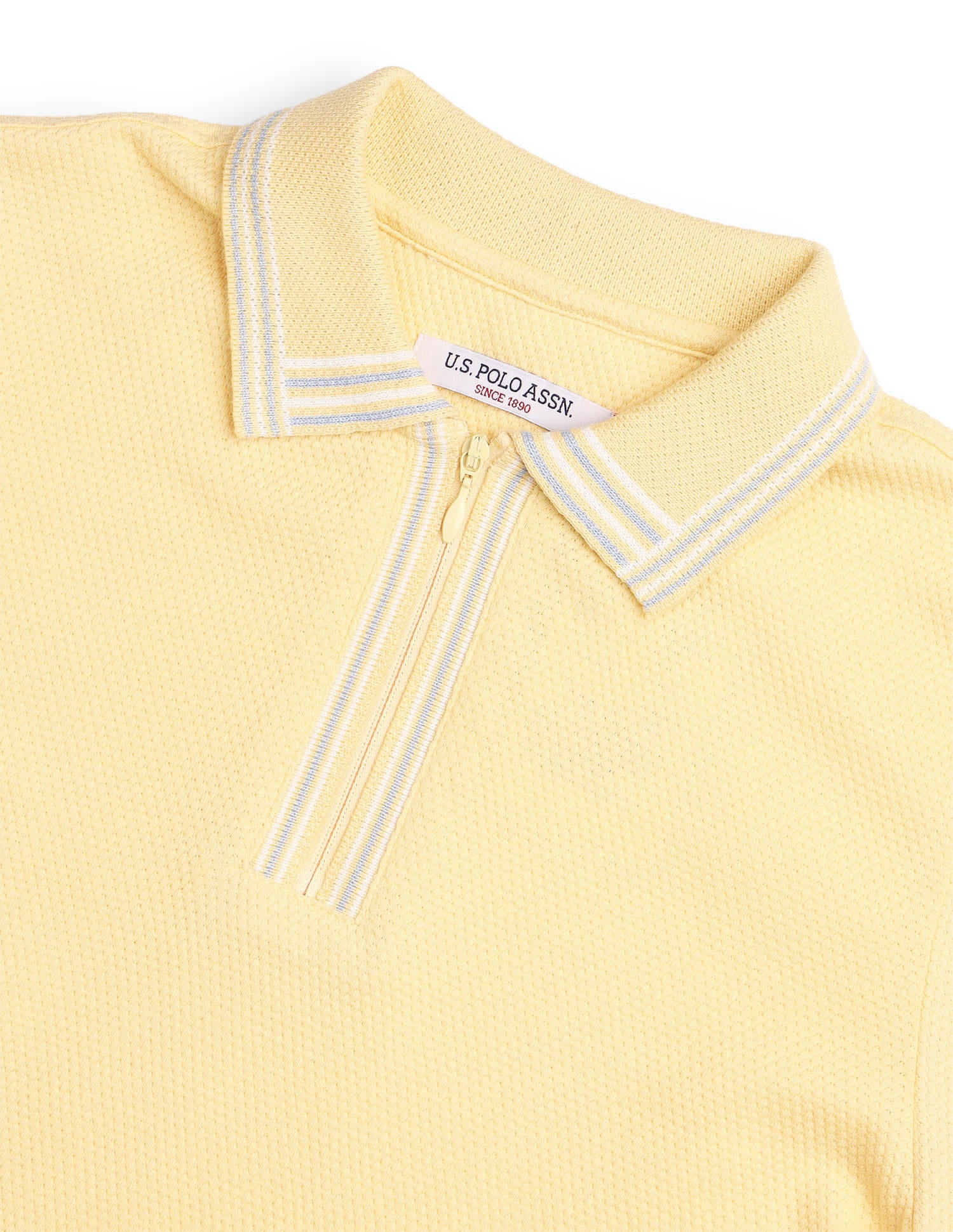 Boxy Fit Textured Polo Shirt - Image 8
