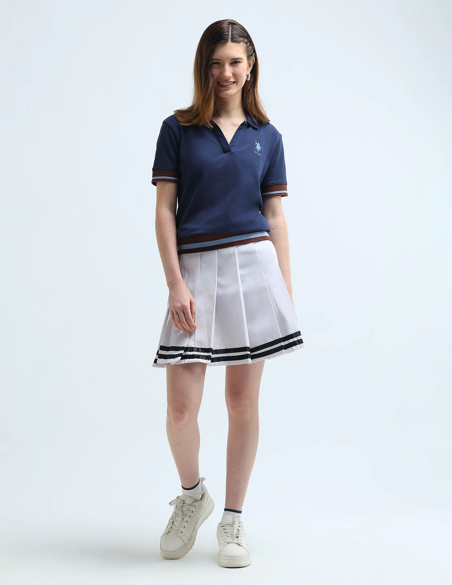 Boxy Fit Tipped Polo Shirt - Image 3