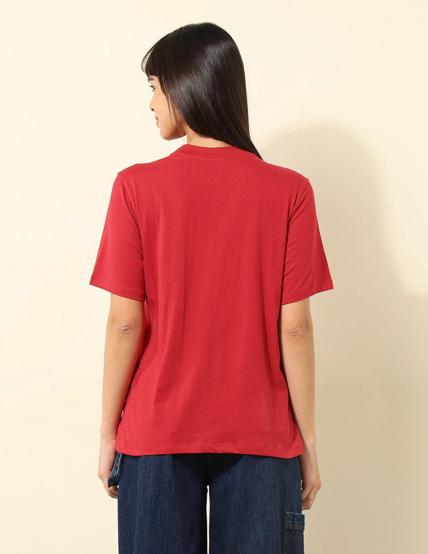 Boxy Fit Typography Printed T-Shirt - Image 5